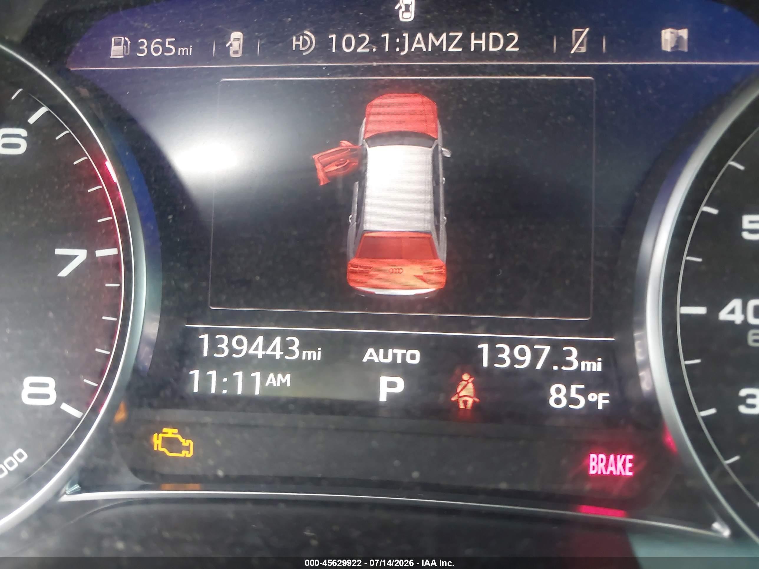 2018 Audi Q7 3.0t Premium Серый vin: WA1AAAF74JD001040