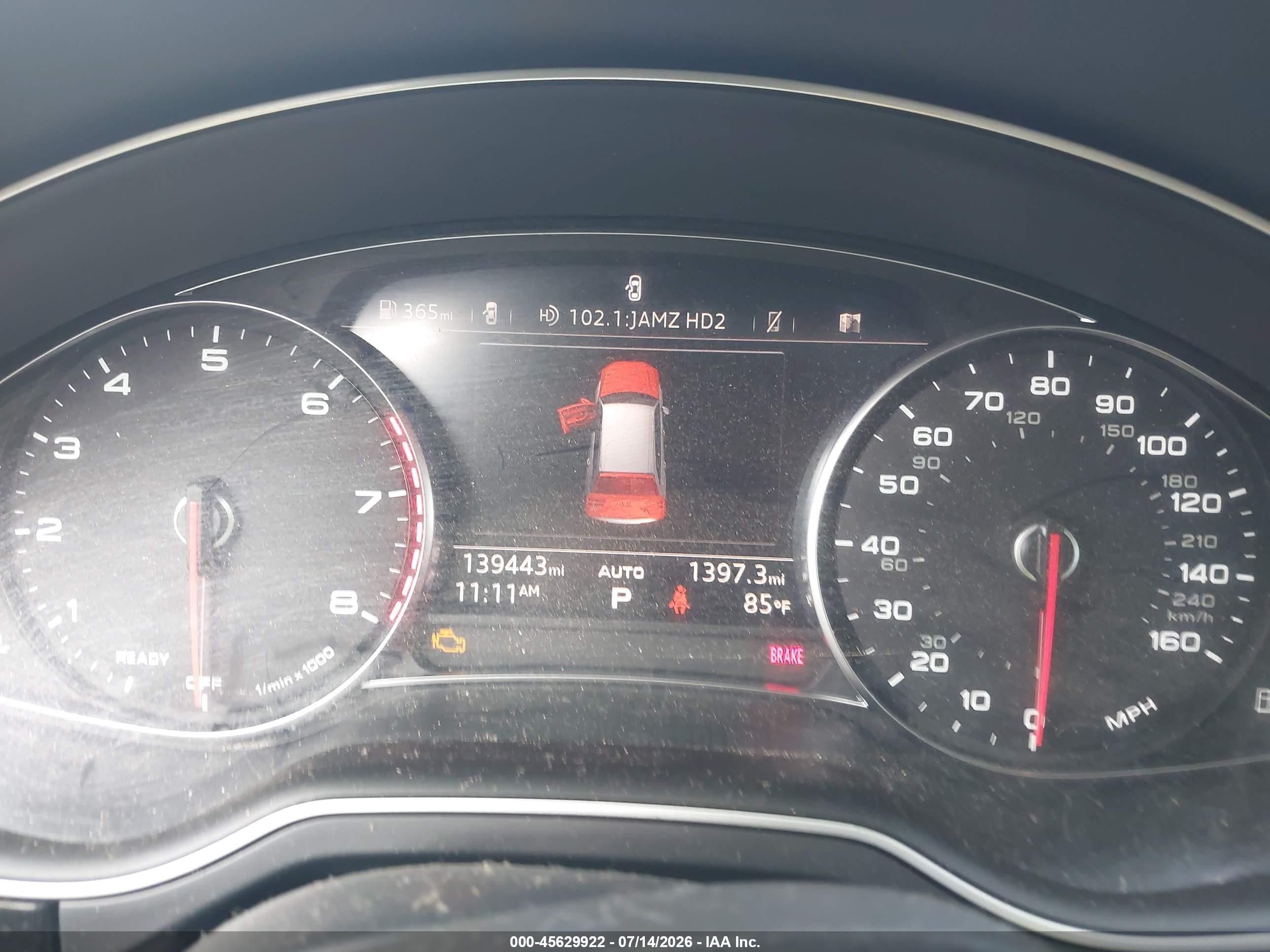 2018 Audi Q7 3.0t Premium Серый vin: WA1AAAF74JD001040