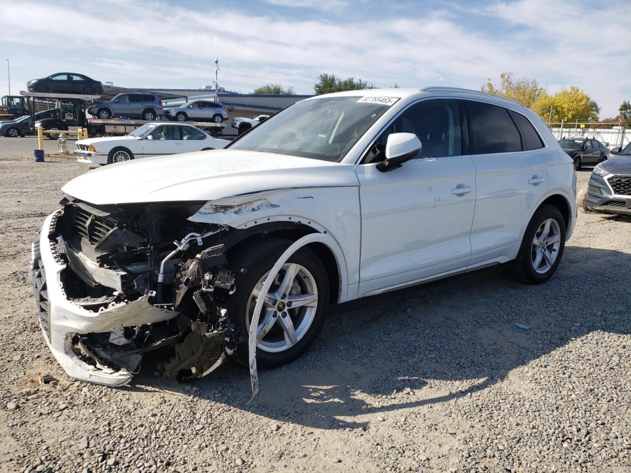 2021 Audi Q5 Premium White vin: WA1AAAFY4M2033723