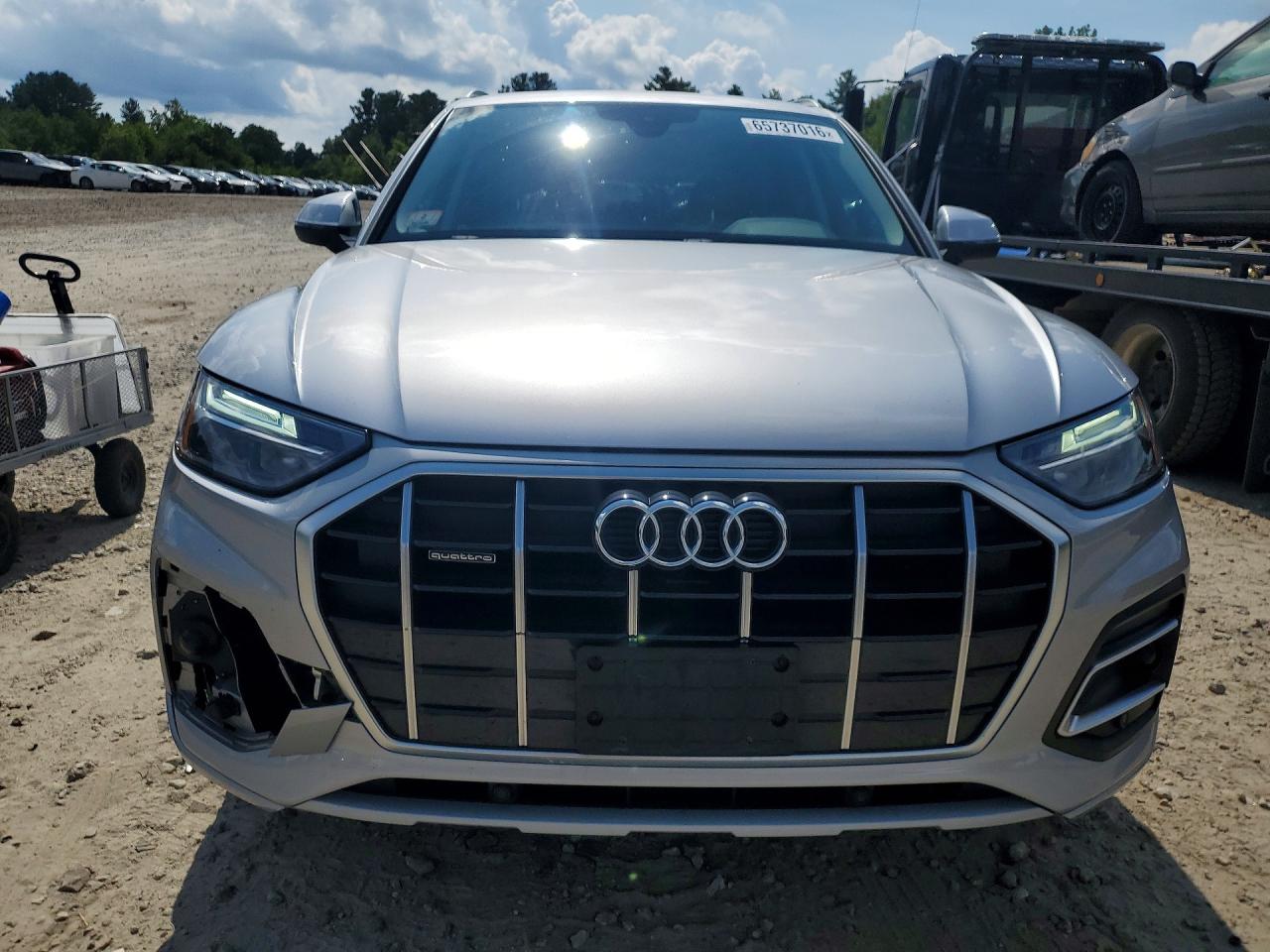 2021 Audi Q5 Premium Silver vin: WA1AAAFY6M2051947