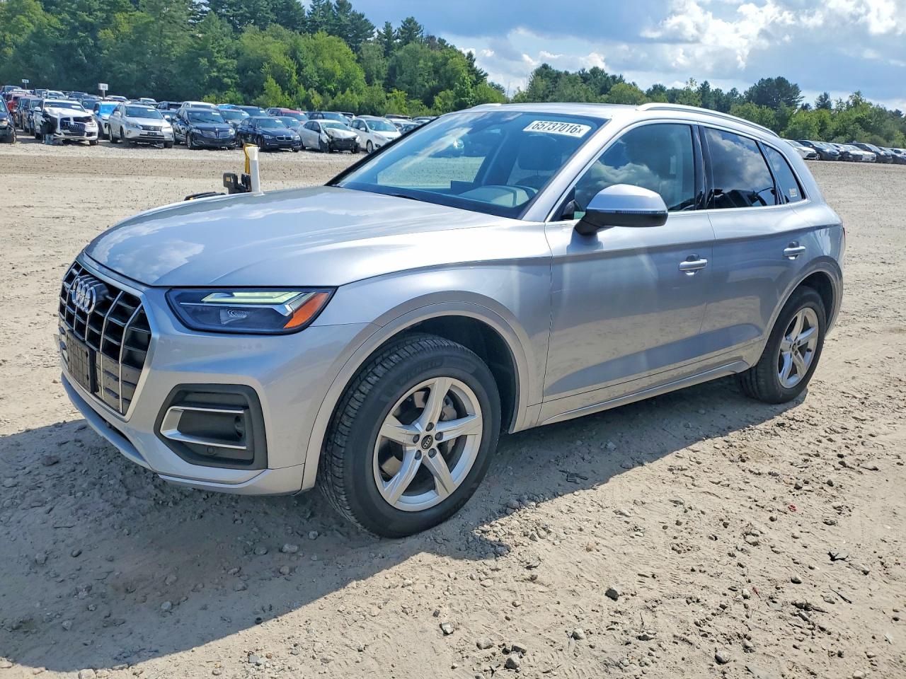 2021 Audi Q5 Premium Silver vin: WA1AAAFY6M2051947