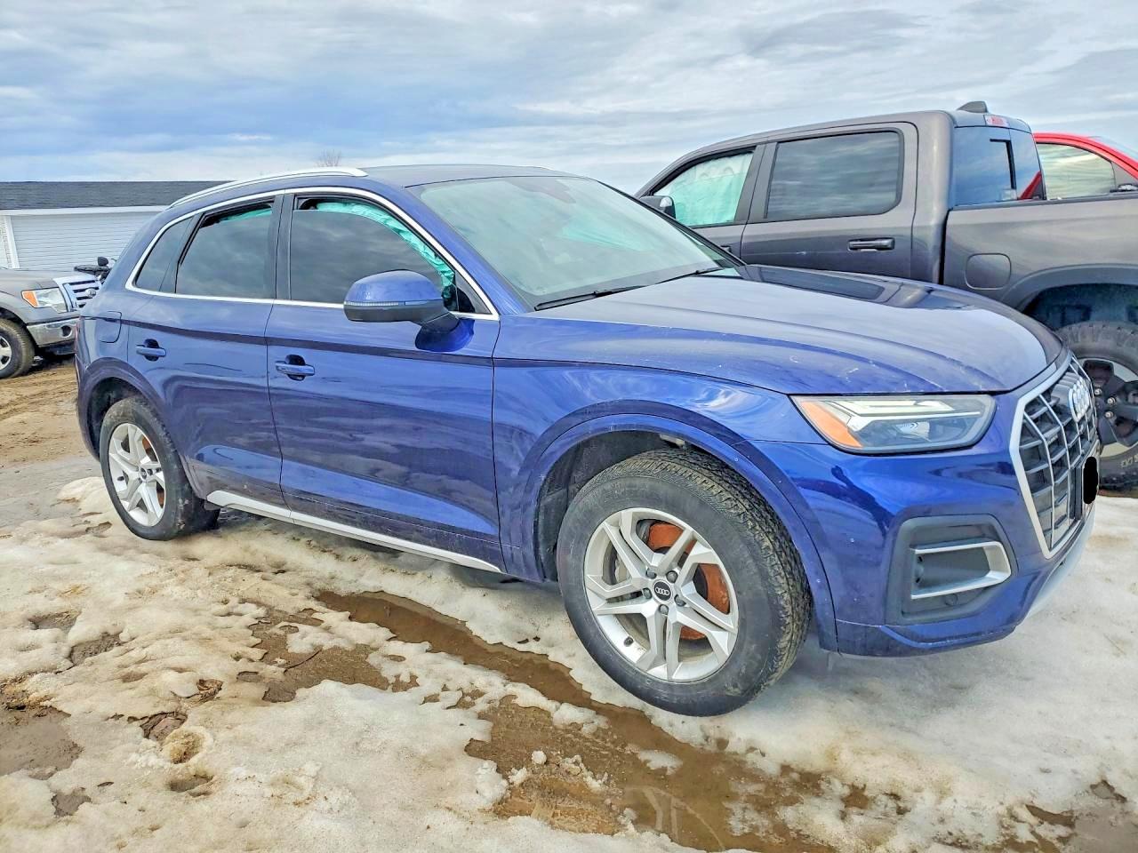 2021 Audi Q5 Premium Blue vin: WA1AAAFY6M2065363