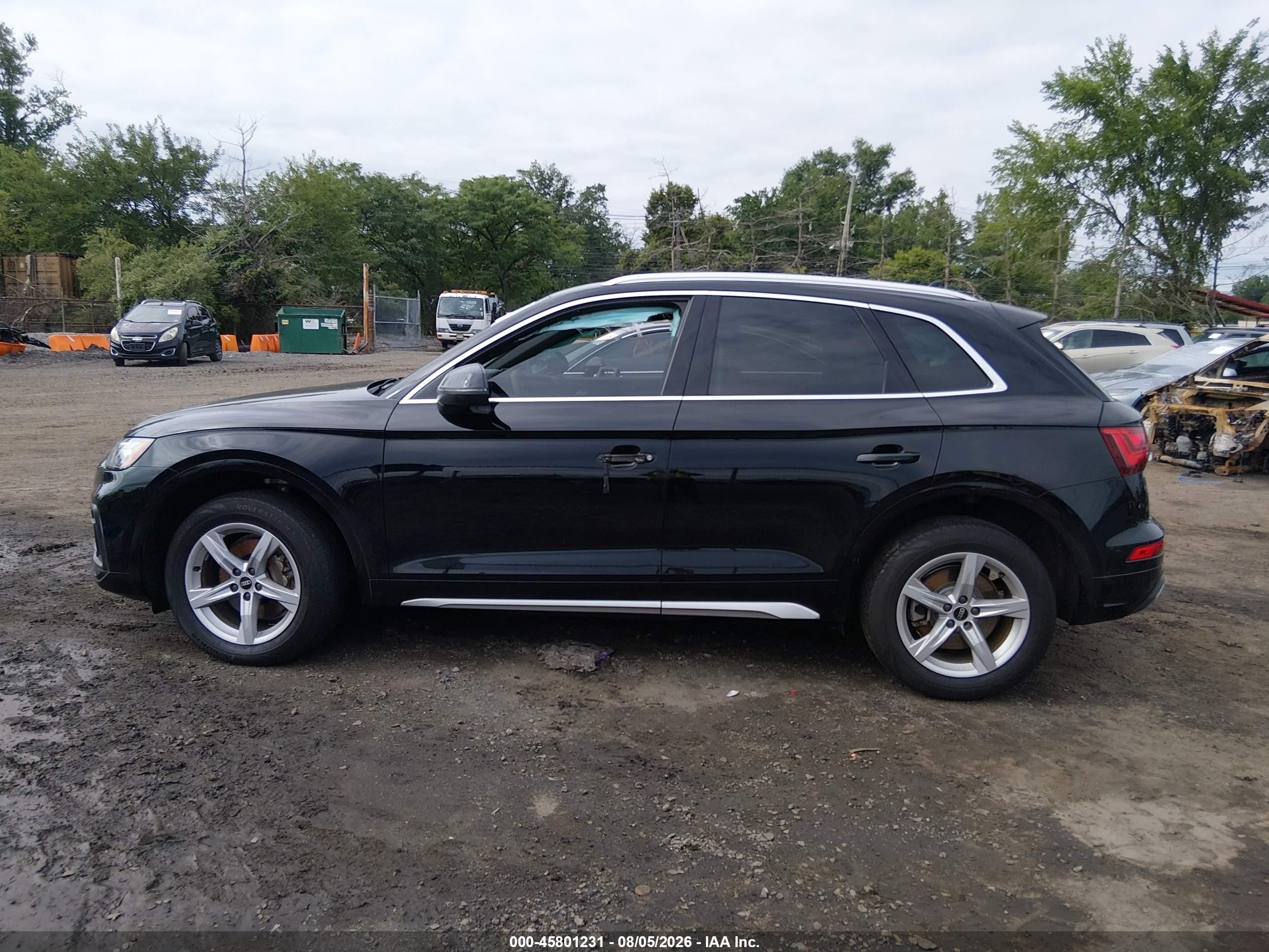 2021 Audi Q5 Premium 45 Tfsi Quattro S Tronic Черный vin: WA1AAAFY9M2091956