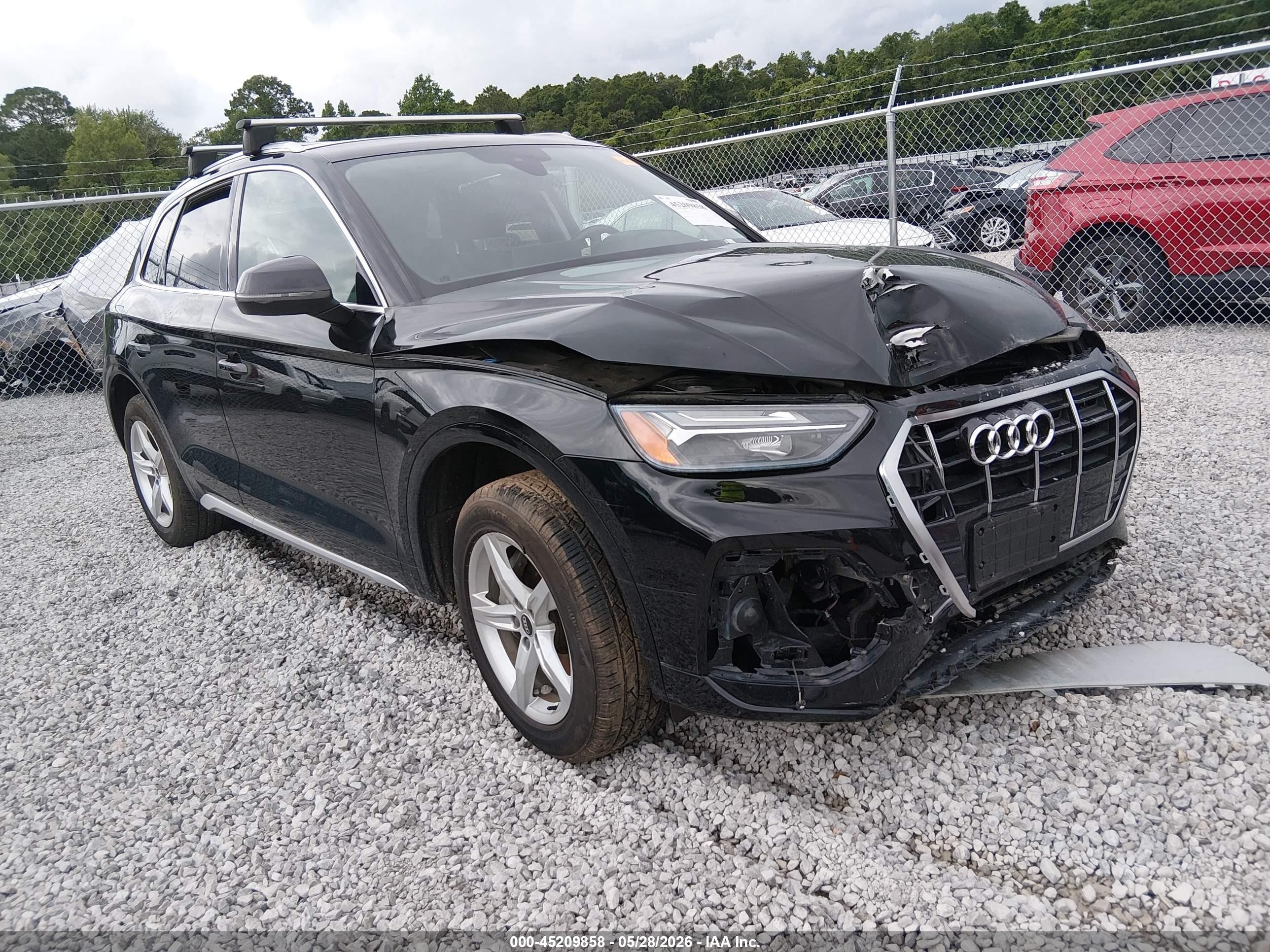 2021 Audi Q5 Premium 45 Tfsi Quattro S Tronic Black vin: WA1AAAFYXM2009023