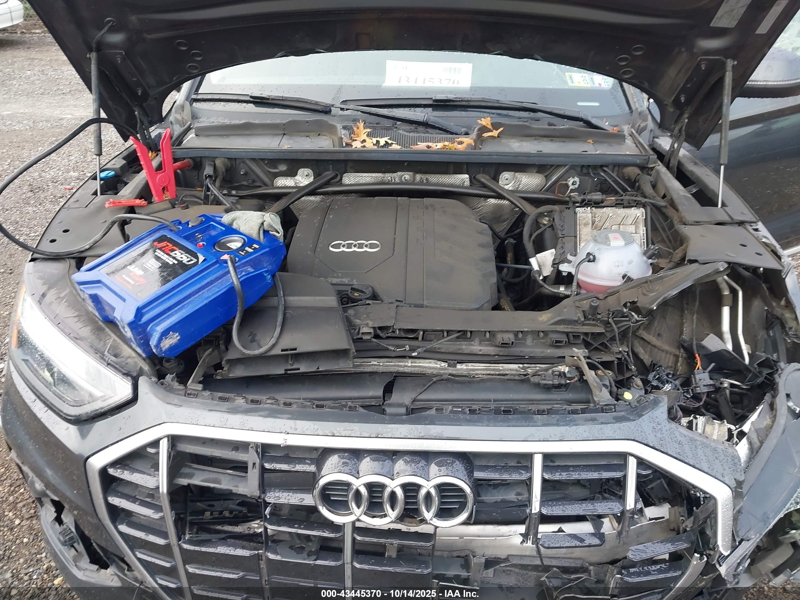 2021 Audi Q5 Premium 45 Tfsi Quattro S Tronic Gray vin: WA1AAAFYXM2024492