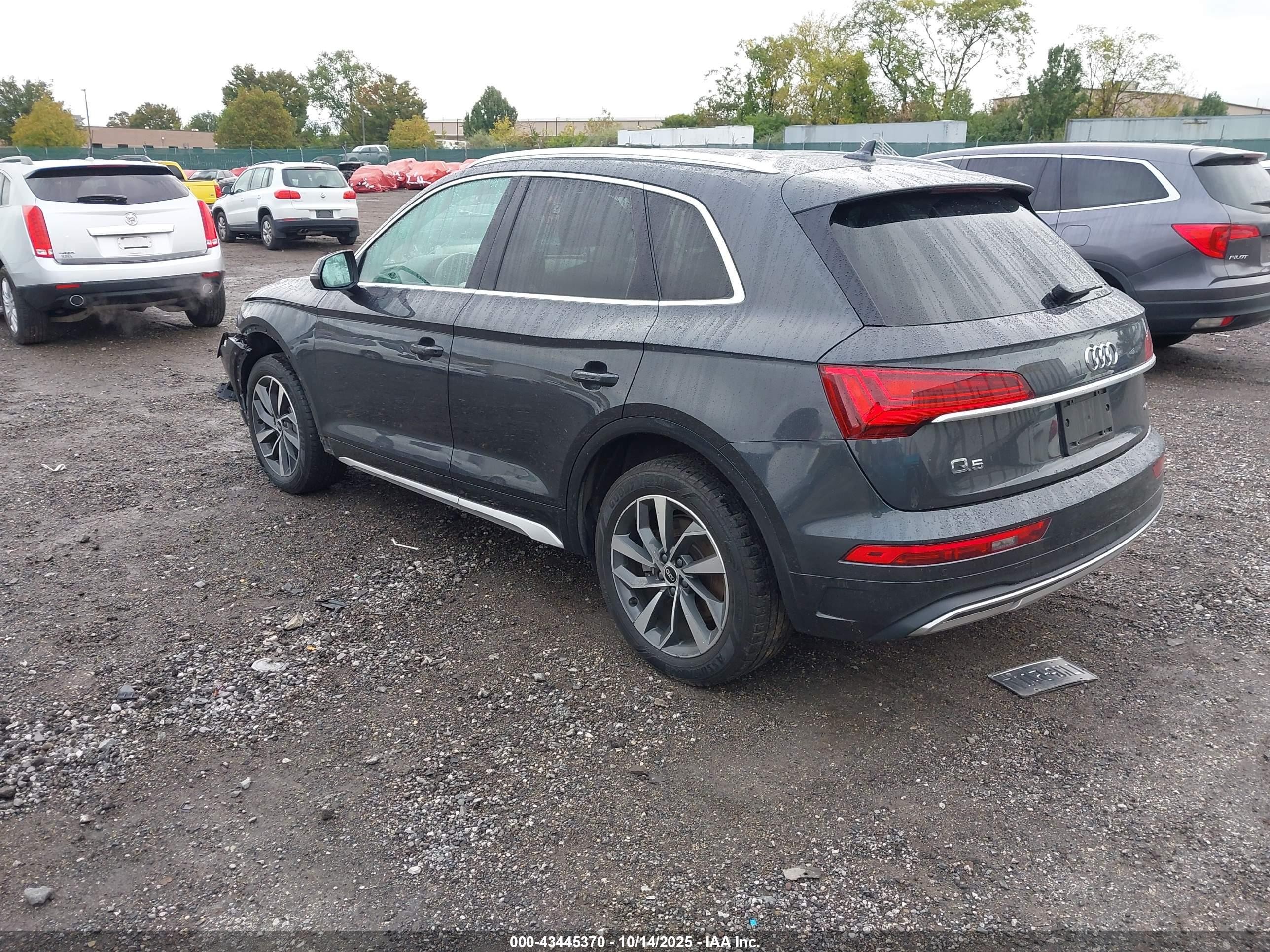2021 Audi Q5 Premium 45 Tfsi Quattro S Tronic Gray vin: WA1AAAFYXM2024492