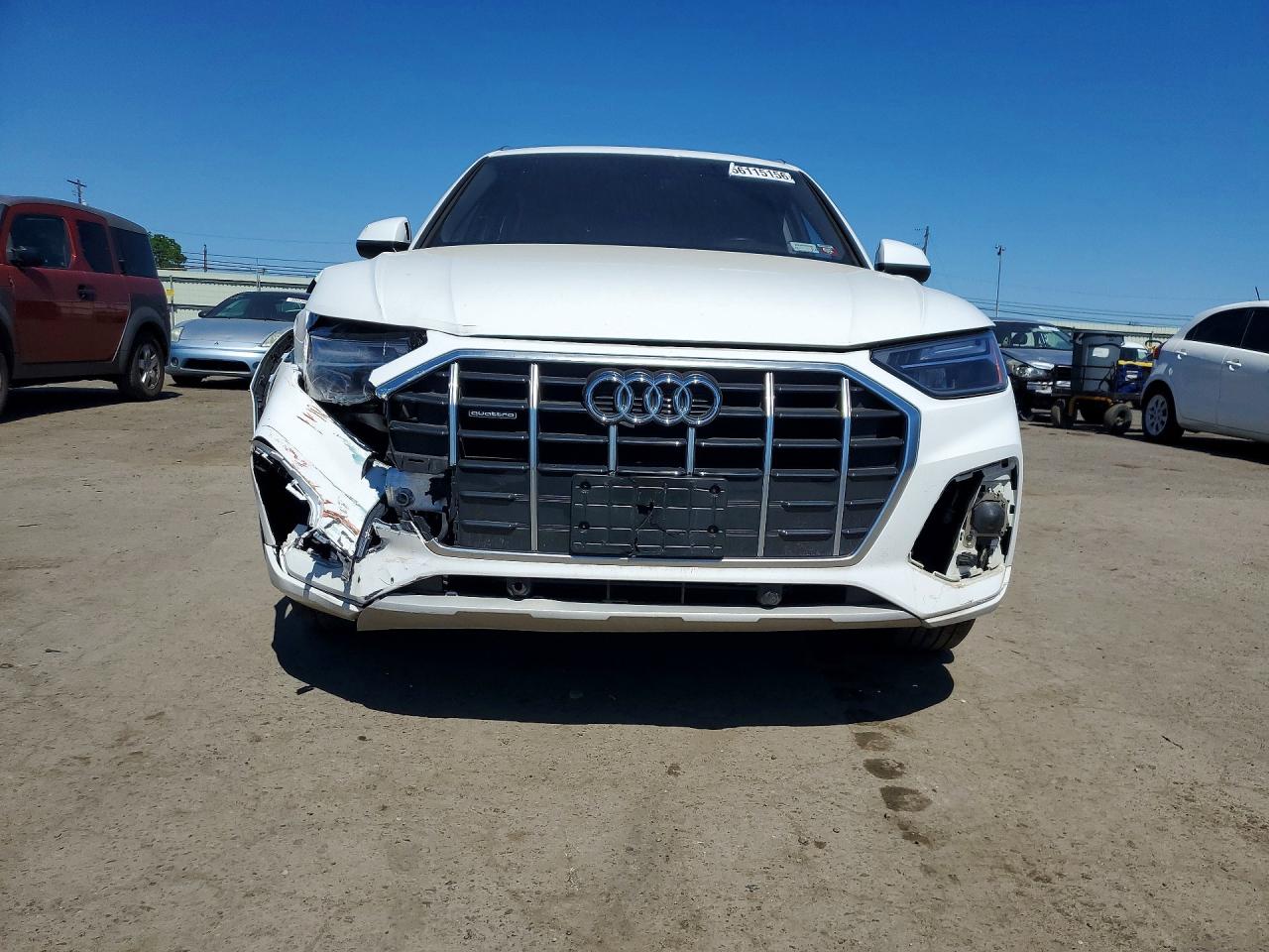 2023 Audi Q5 Premium 40 White vin: WA1ABAFY1P2143159