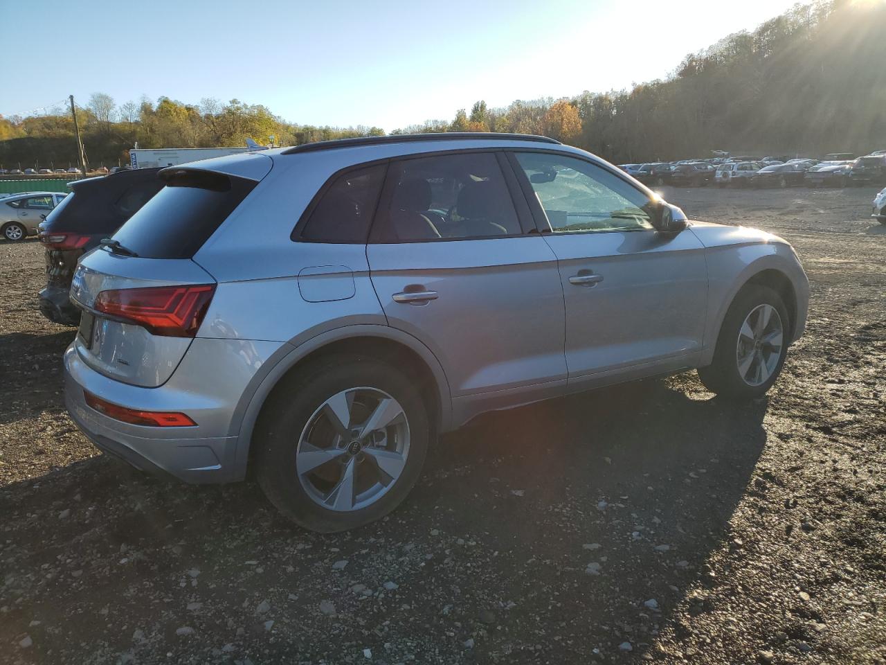 2025 Audi Q5 Premium 40 Silver vin: WA1ABAFY4S2026345