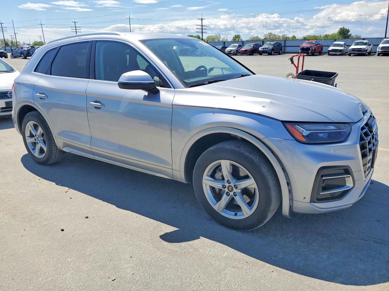 2022 Audi Q5 Premium 40 Silver vin: WA1ABAFY8N2112262