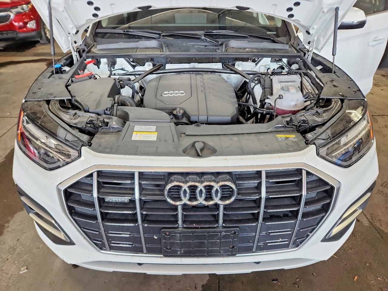 2023 Audi Q5 Premium 40 White vin: WA1ABAFY9P2013842