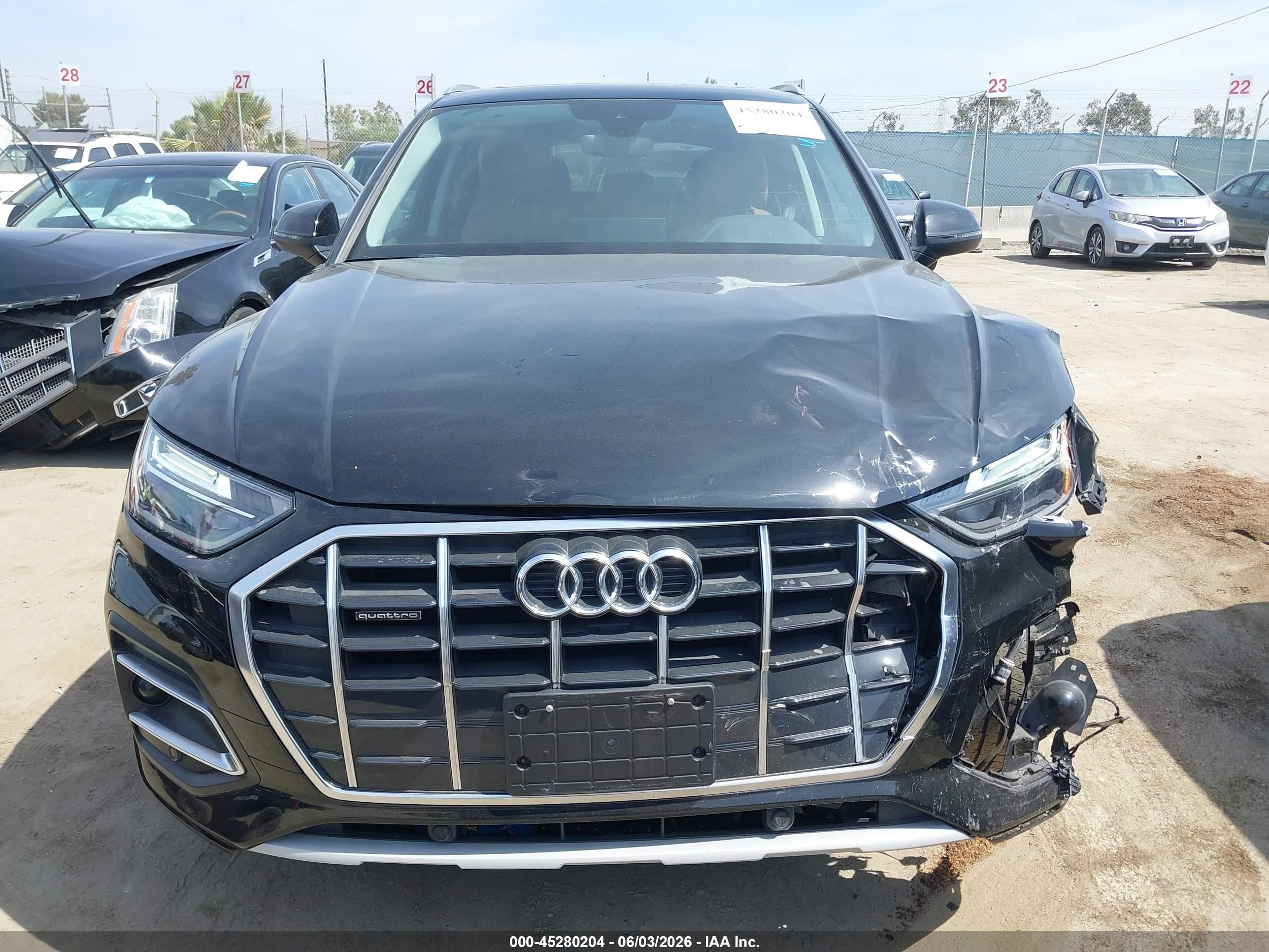 2022 Audi Q5 Premium 40 Tfsi Quattro S Tronic Brown vin: WA1ABAFYXN2110061