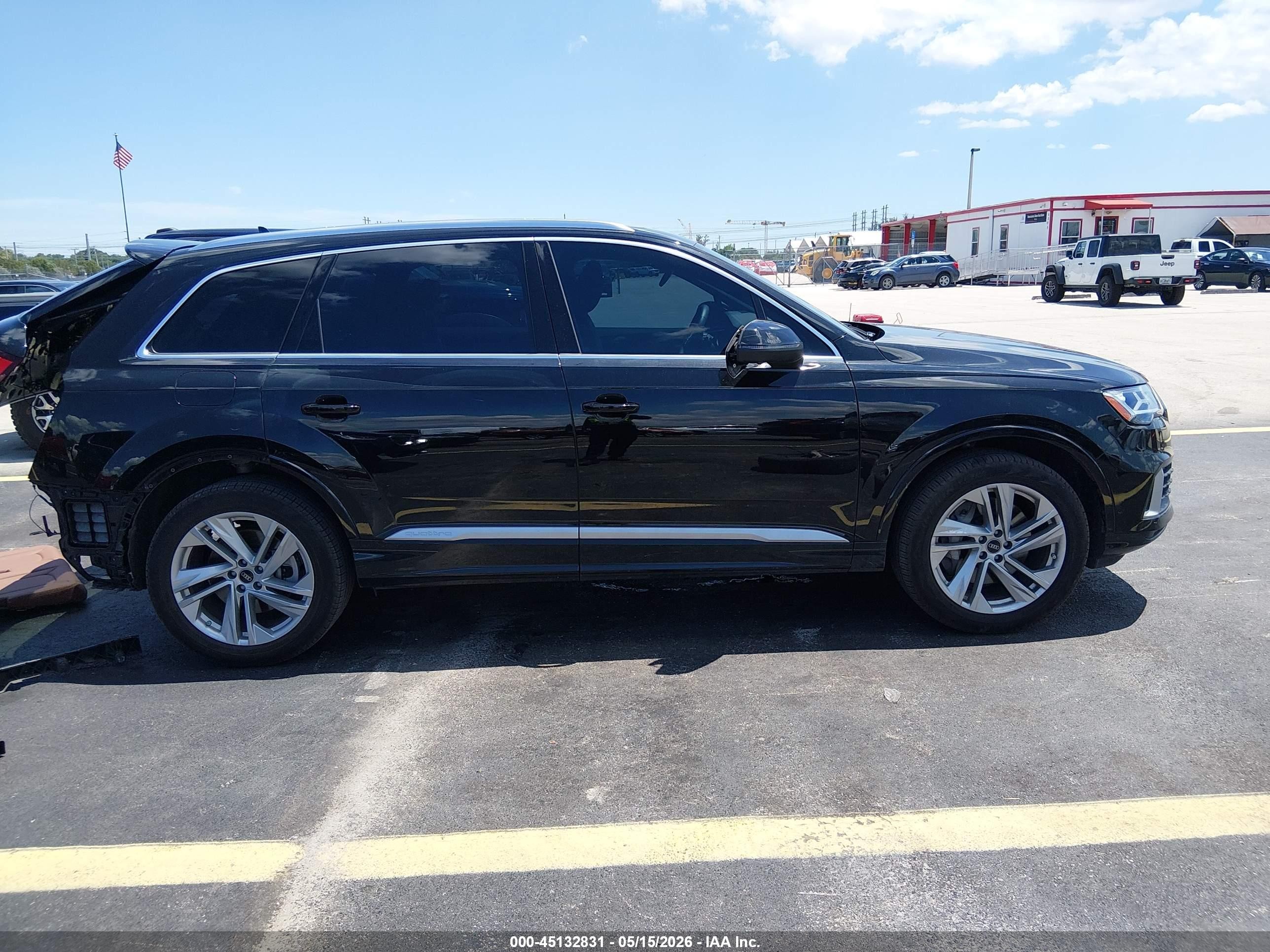2023 Audi Q7 Premium 45 Tfsi Quattro Tiptronic Black vin: WA1ACBF70PD006146