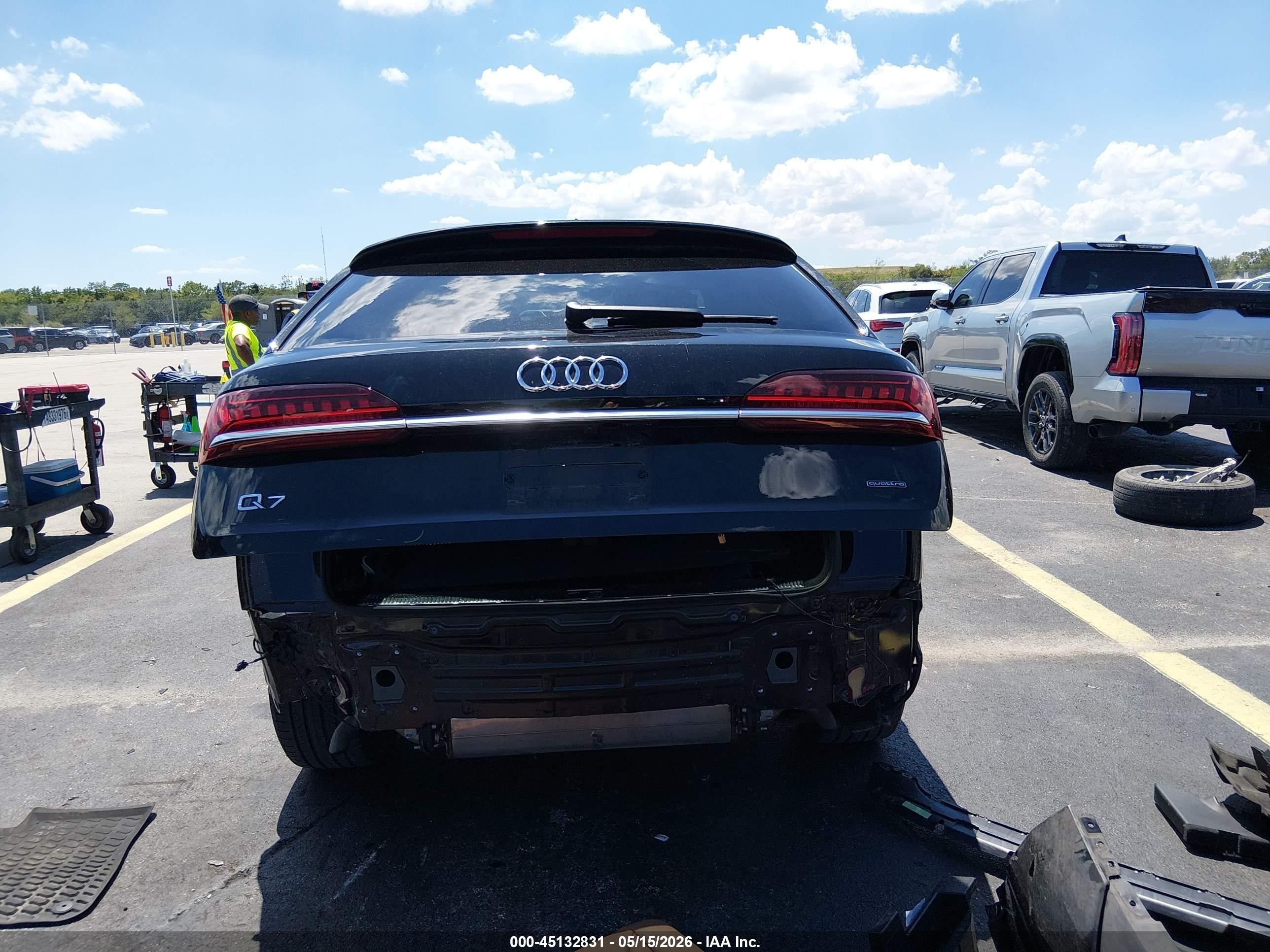 2023 Audi Q7 Premium 45 Tfsi Quattro Tiptronic Black vin: WA1ACBF70PD006146