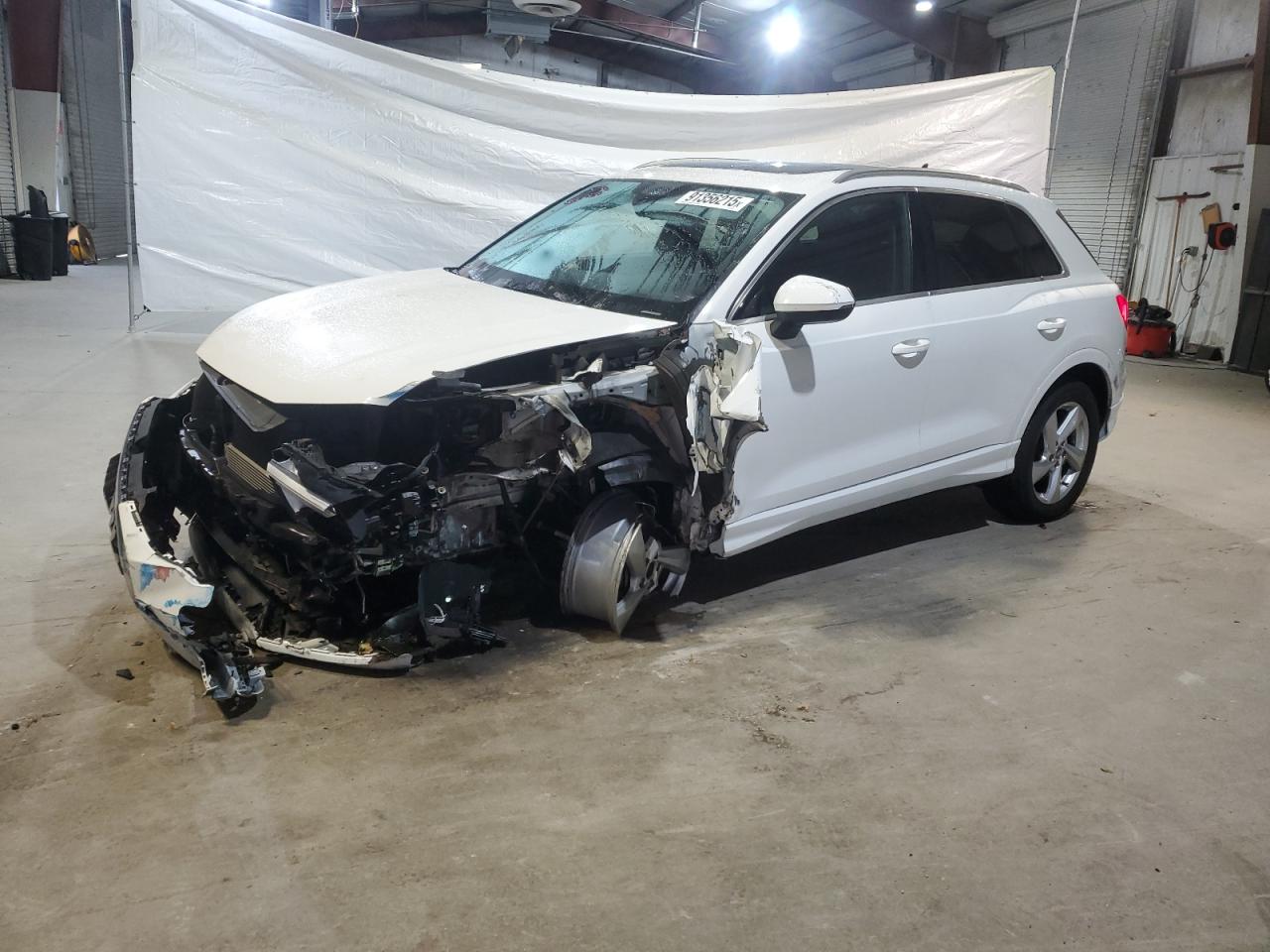 2020 Audi Q3 Premium White vin: WA1AECF32L1036595