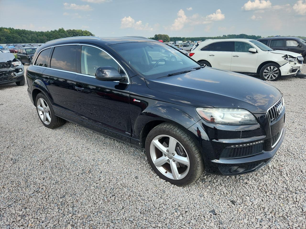 2012 Audi Q7 Prestige Черный vin: WA1AGAFE2CD001473