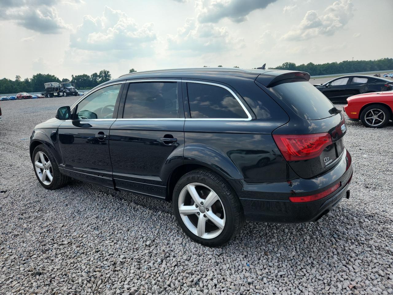 2012 Audi Q7 Prestige Черный vin: WA1AGAFE2CD001473