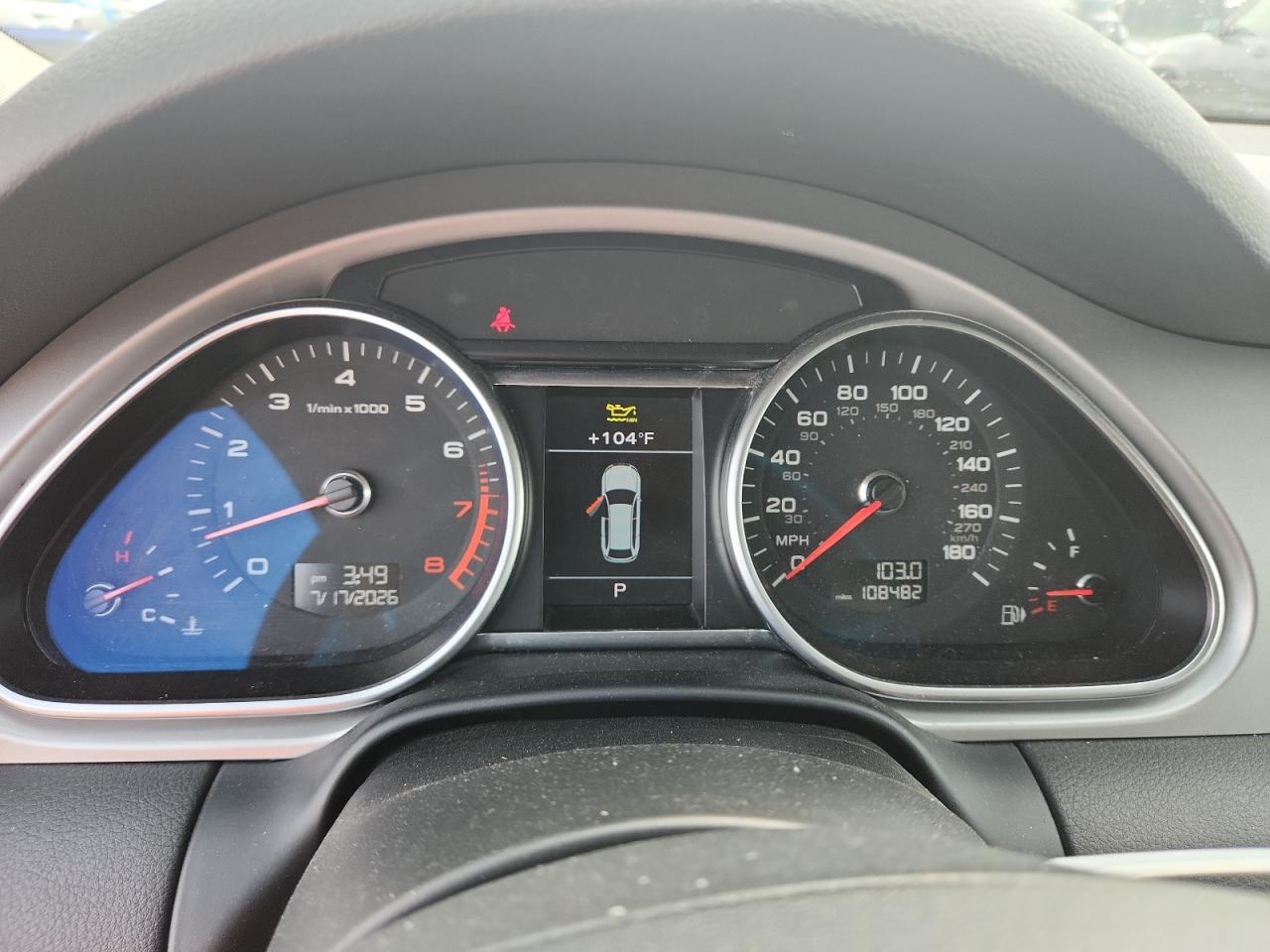 2012 Audi Q7 Prestige Черный vin: WA1AGAFE2CD001473