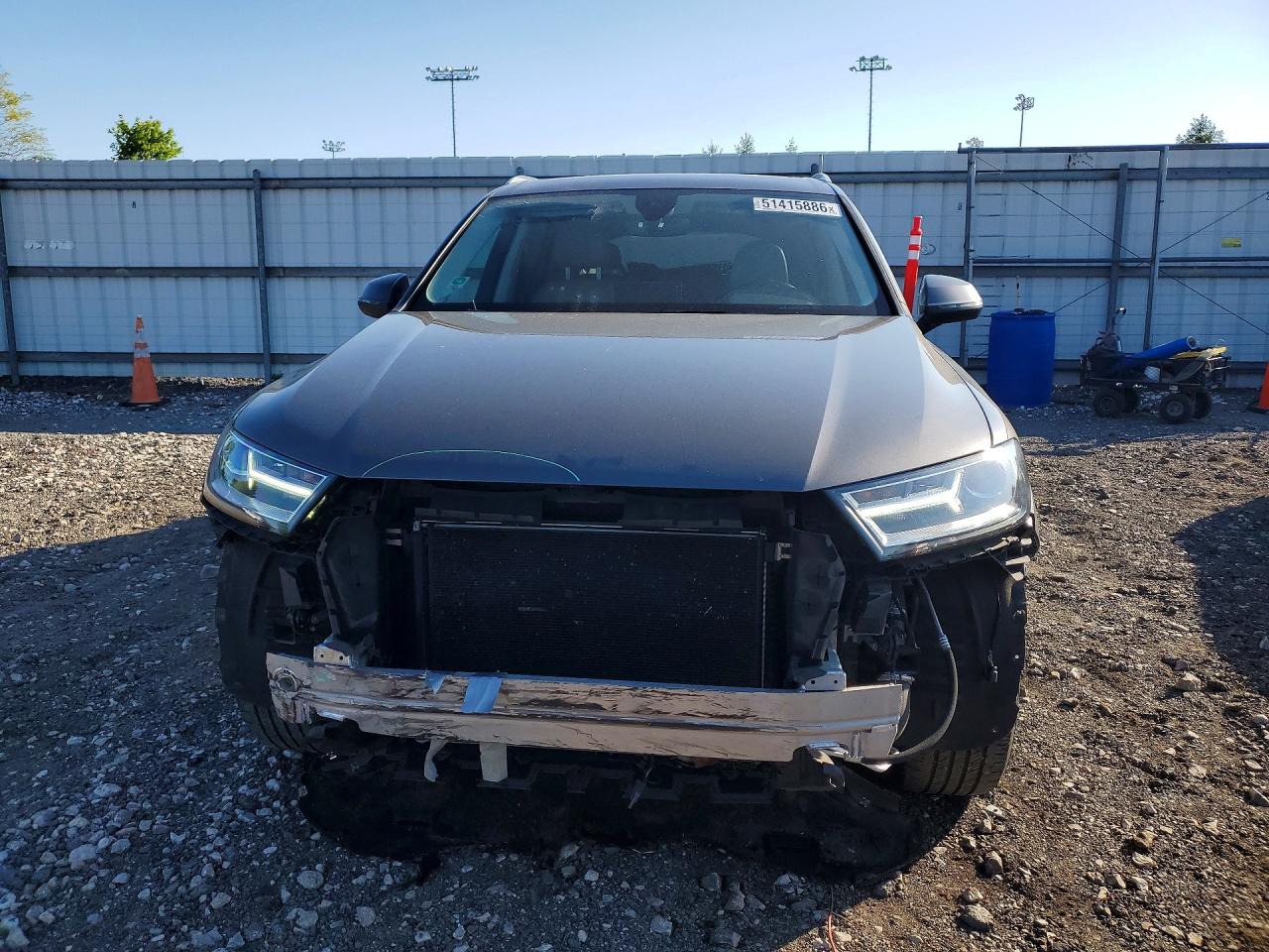2018 Audi Q7 Premium Gray vin: WA1AHAF78JD034408