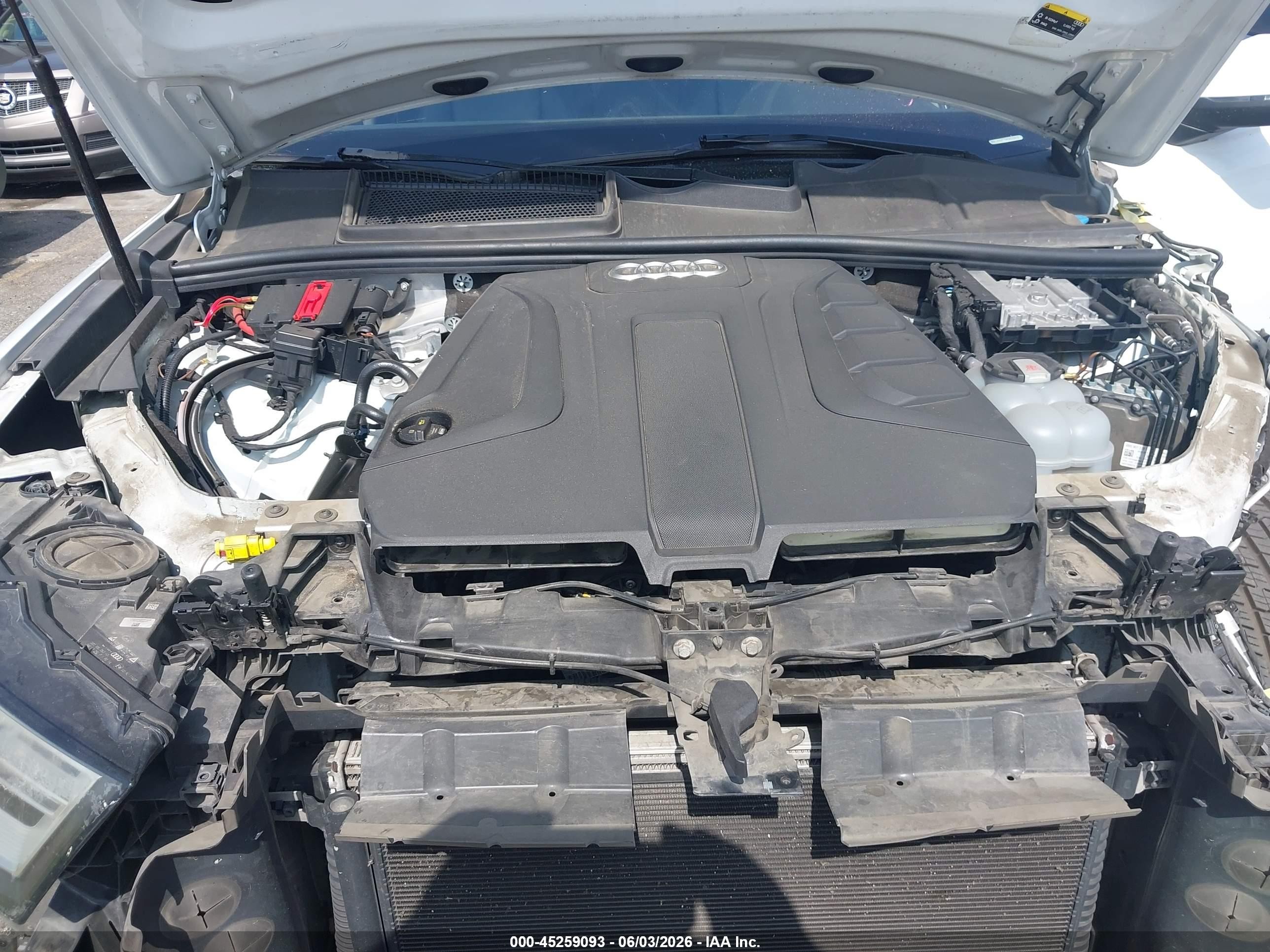2019 Audi Q7 45 Premium/45 Se Premium Белый vin: WA1AHAF79KD029915