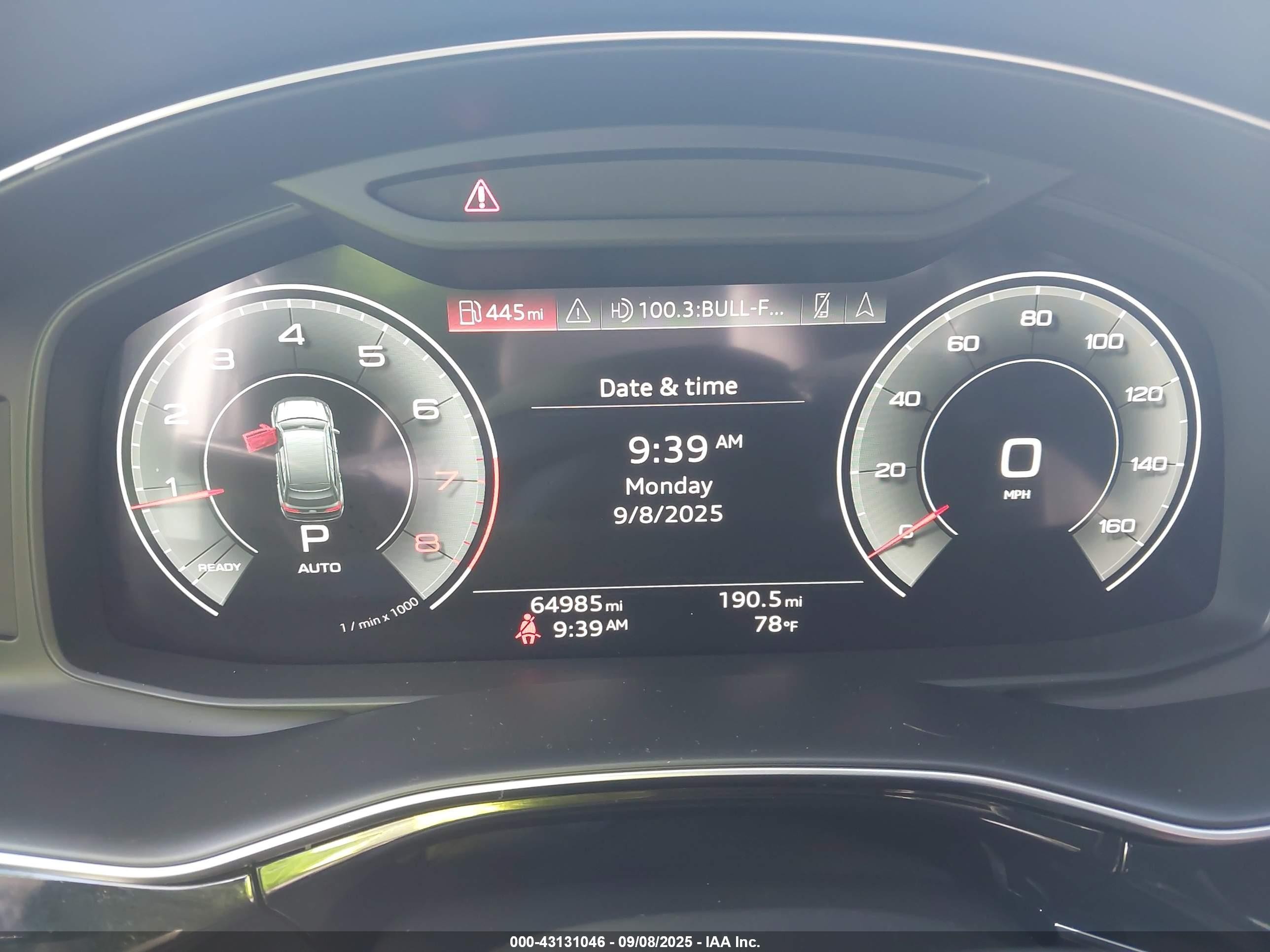 2021 Audi Q7 Premium 45 Tfsi Quattro Tiptronic Белый vin: WA1AJAF70MD016395