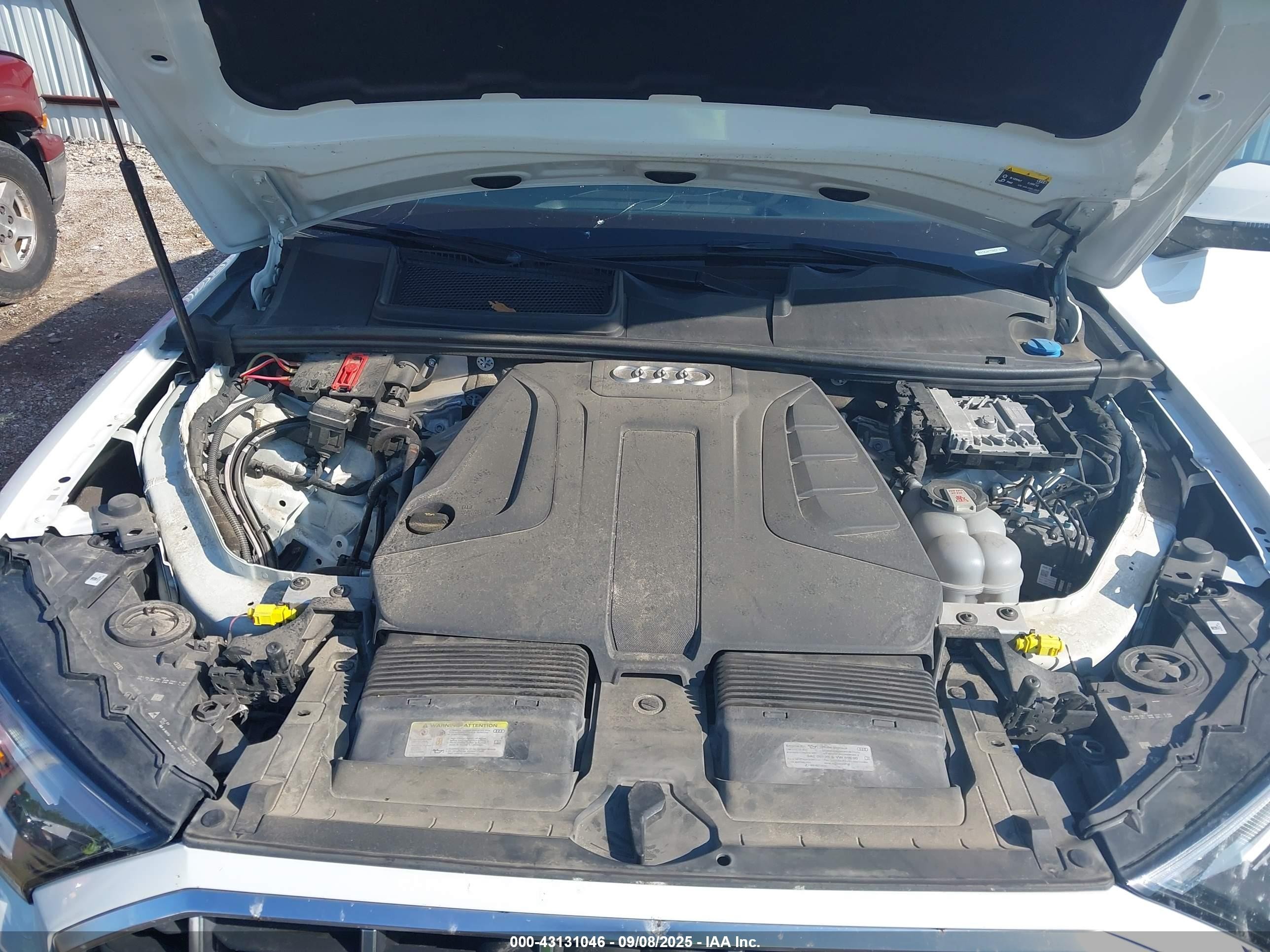2021 Audi Q7 Premium 45 Tfsi Quattro Tiptronic Белый vin: WA1AJAF70MD016395