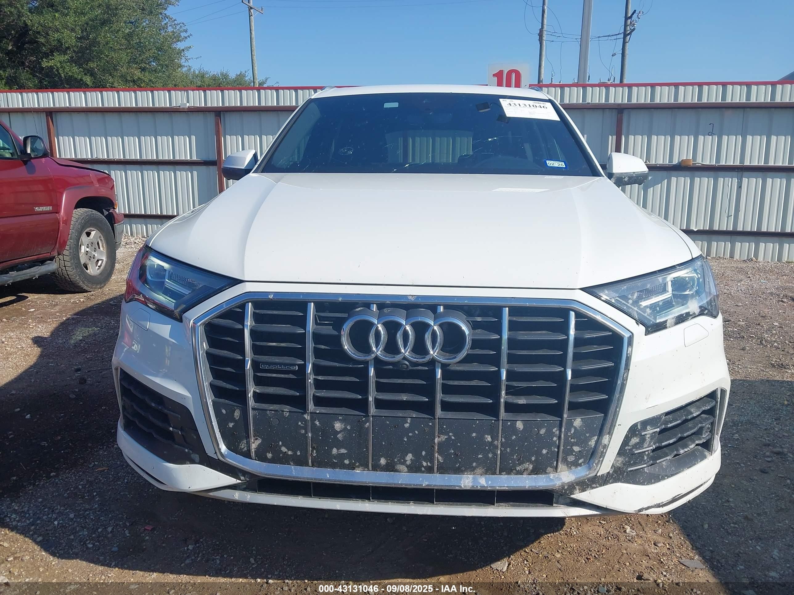 2021 Audi Q7 Premium 45 Tfsi Quattro Tiptronic Белый vin: WA1AJAF70MD016395