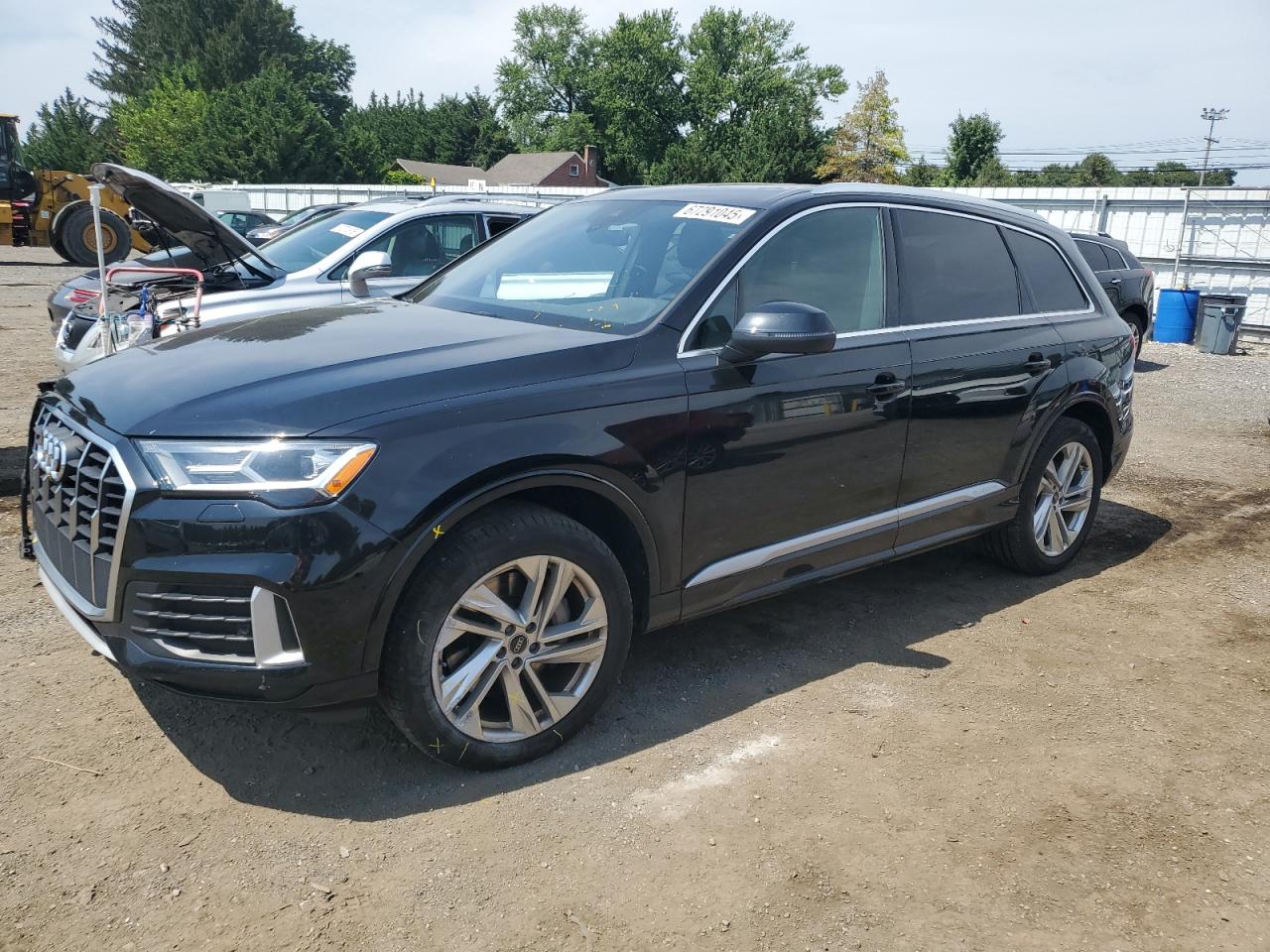 2021 Audi Q7 Premium Черный vin: WA1AJAF74MD024421