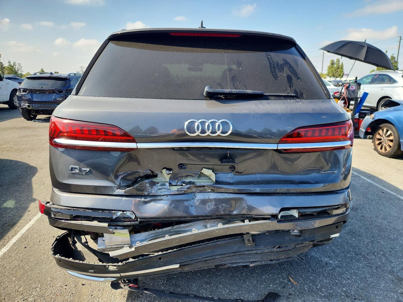 2022 Audi Q7 Premium Charcoal vin: WA1AJBF72ND020004