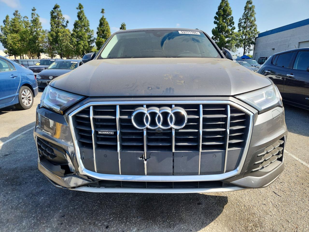 2022 Audi Q7 Premium Charcoal vin: WA1AJBF72ND020004