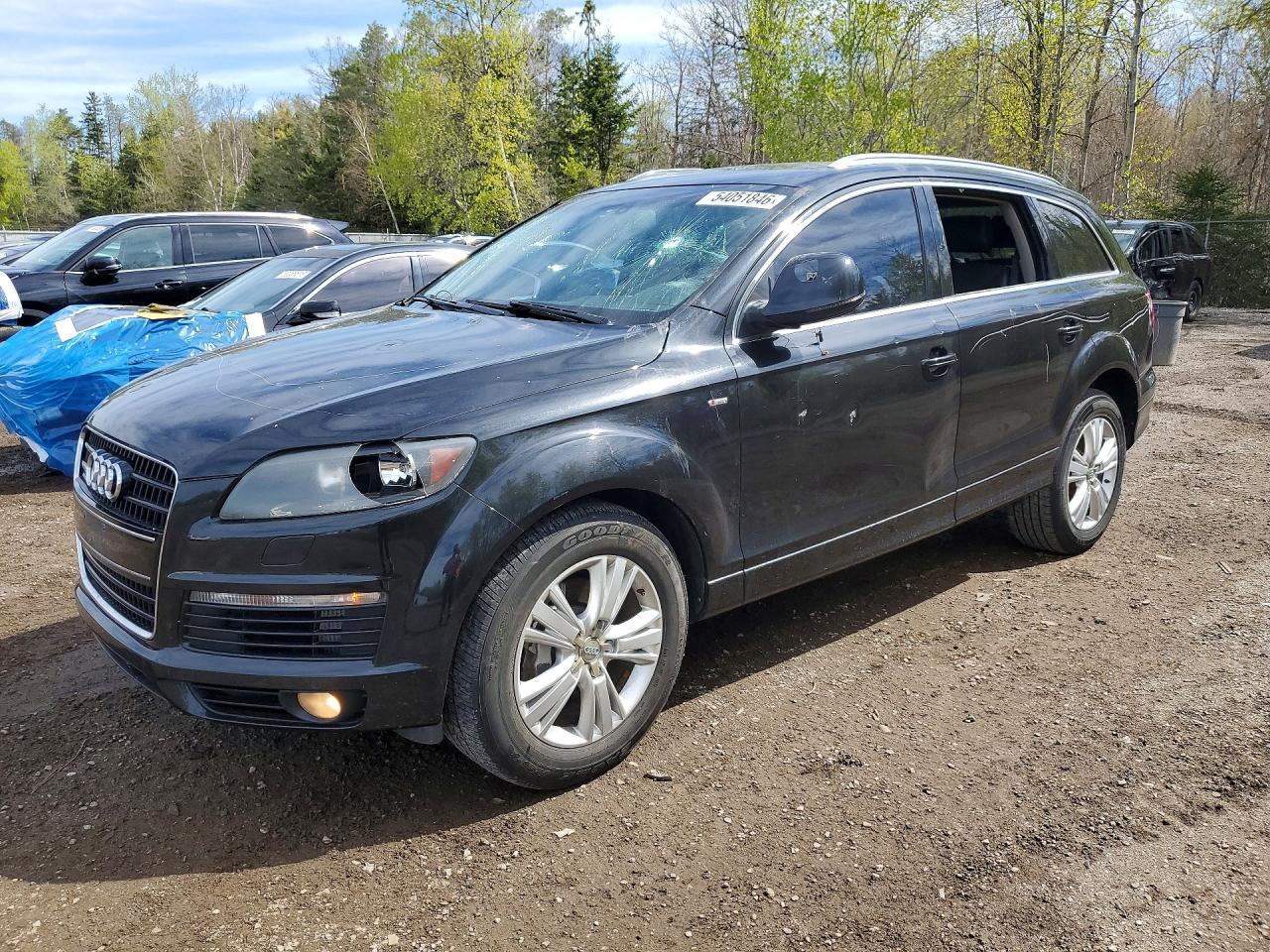 2009 Audi Q7 Tdi Black vin: WA1AM74L89D036816