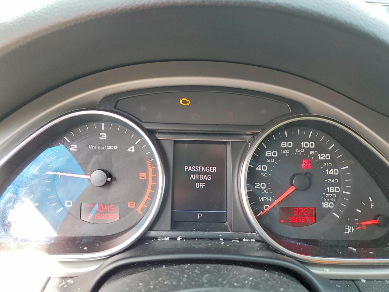 2009 Audi Q7 Tdi Черный vin: WA1AM74L89D036816