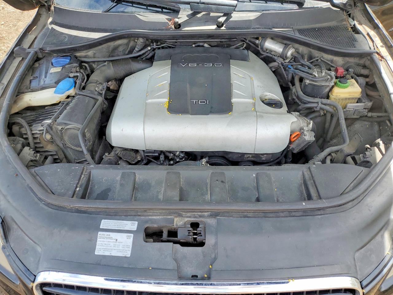 2009 Audi Q7 Tdi Черный vin: WA1AM74L89D036816