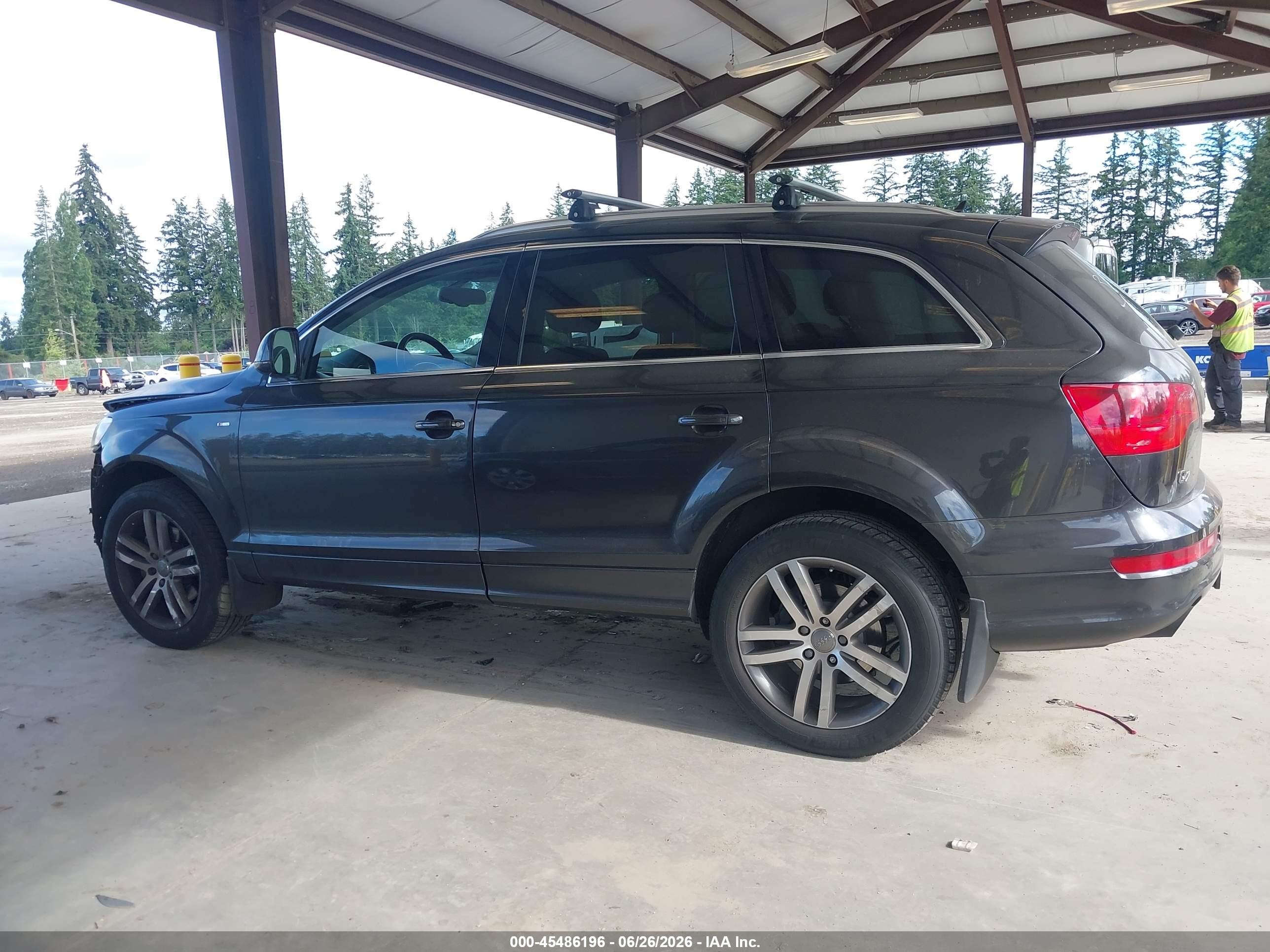 2009 Audi Q7 3.0 Tdi Gray vin: WA1AM74LX9D036073