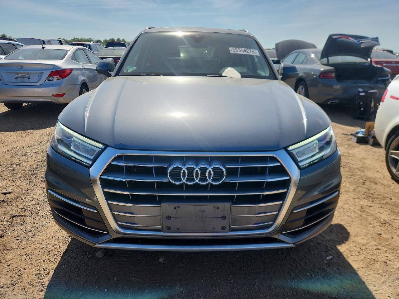 2018 Audi Q5 Premium Gray vin: WA1ANAFY3J2013169