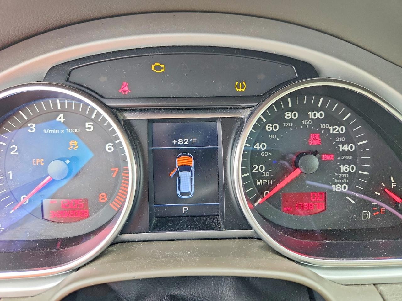 2009 Audi Q7 Prestige Черный vin: WA1AV74L09D006223