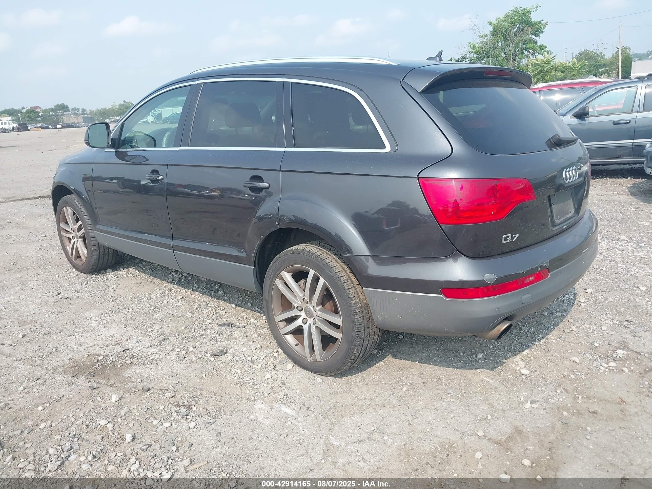 2007 Audi Q7 4.2 Gray vin: WA1AV74L17D021150