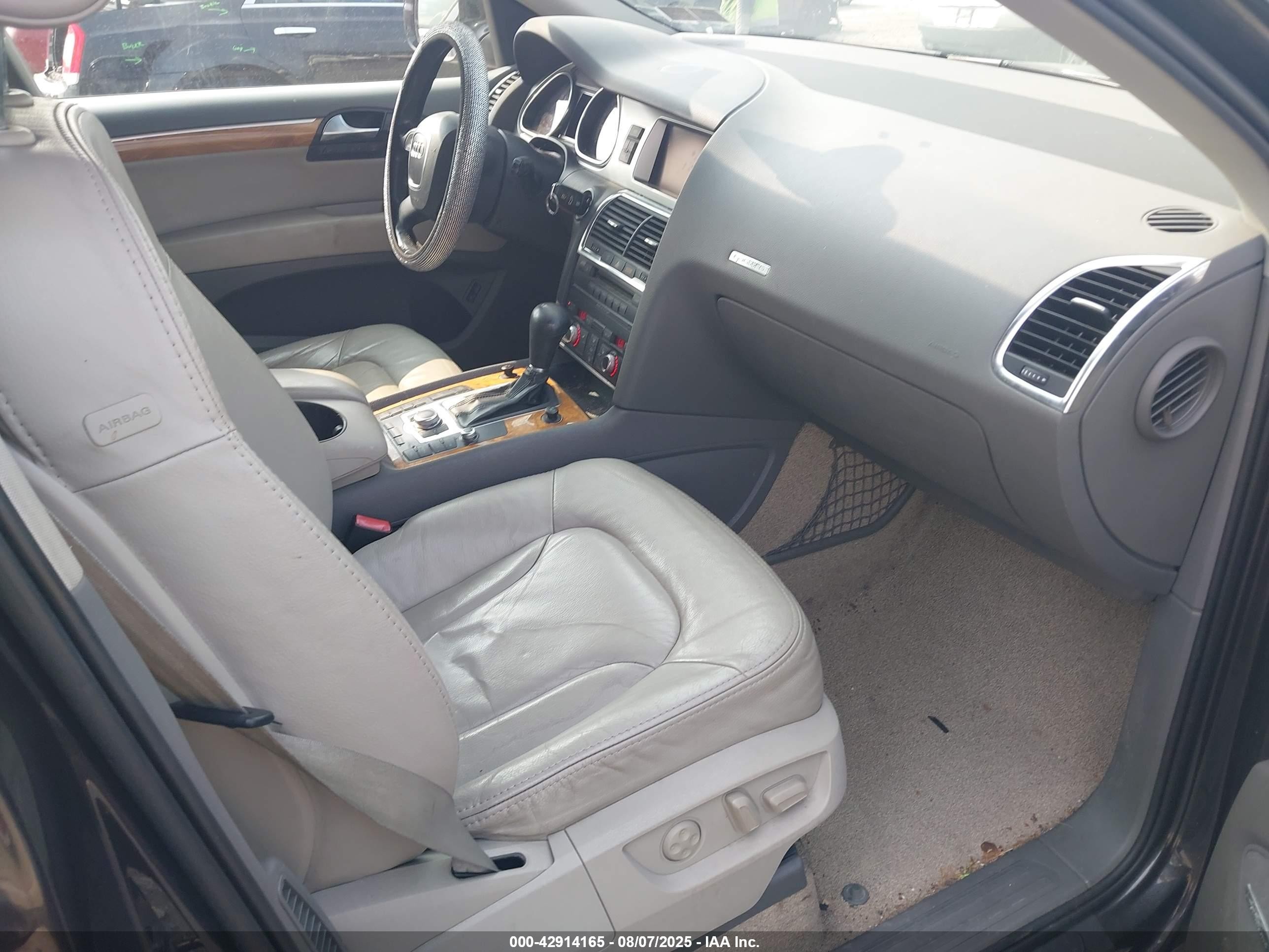 2007 Audi Q7 4.2 Gray vin: WA1AV74L17D021150
