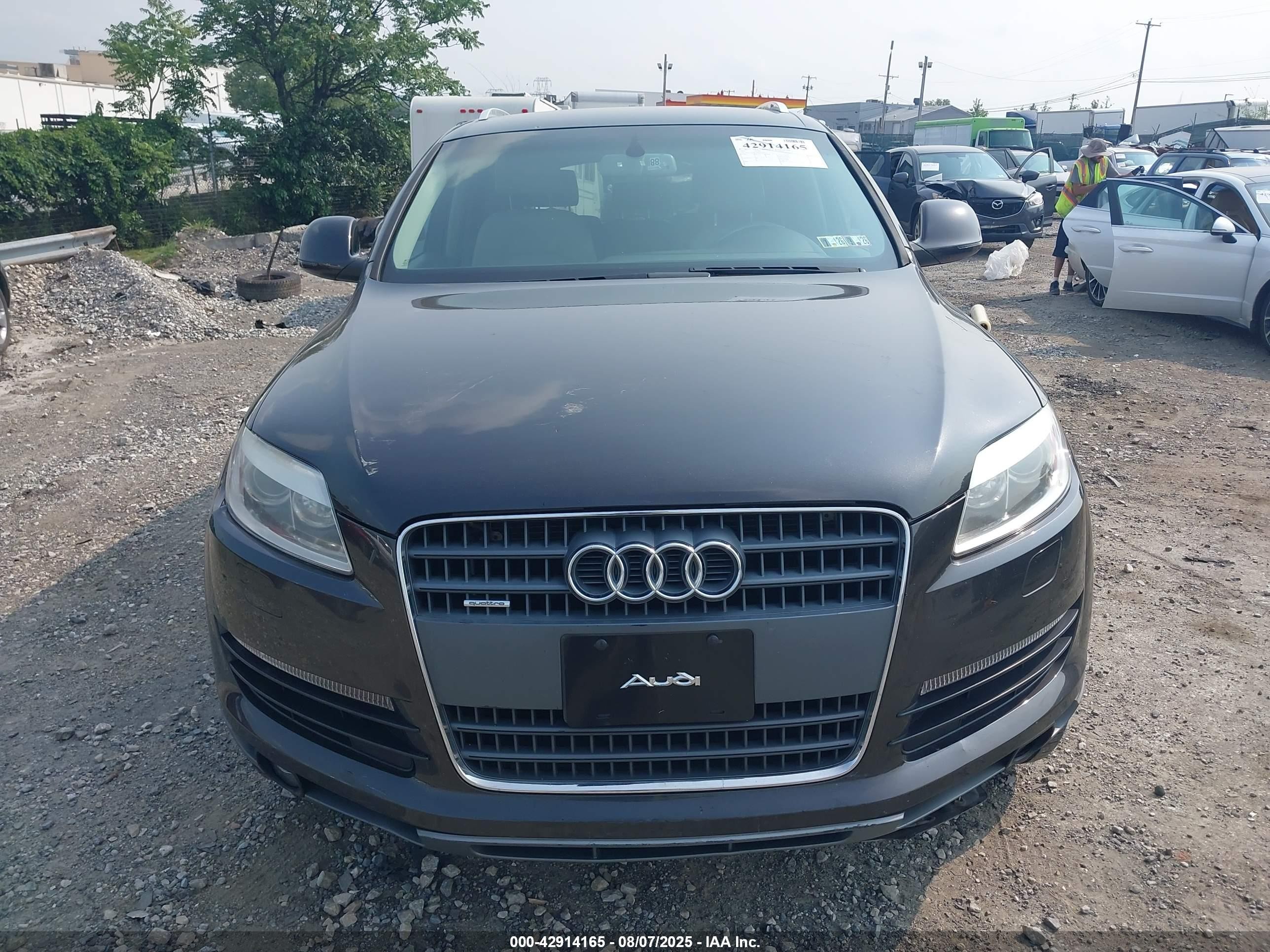 2007 Audi Q7 4.2 Gray vin: WA1AV74L17D021150