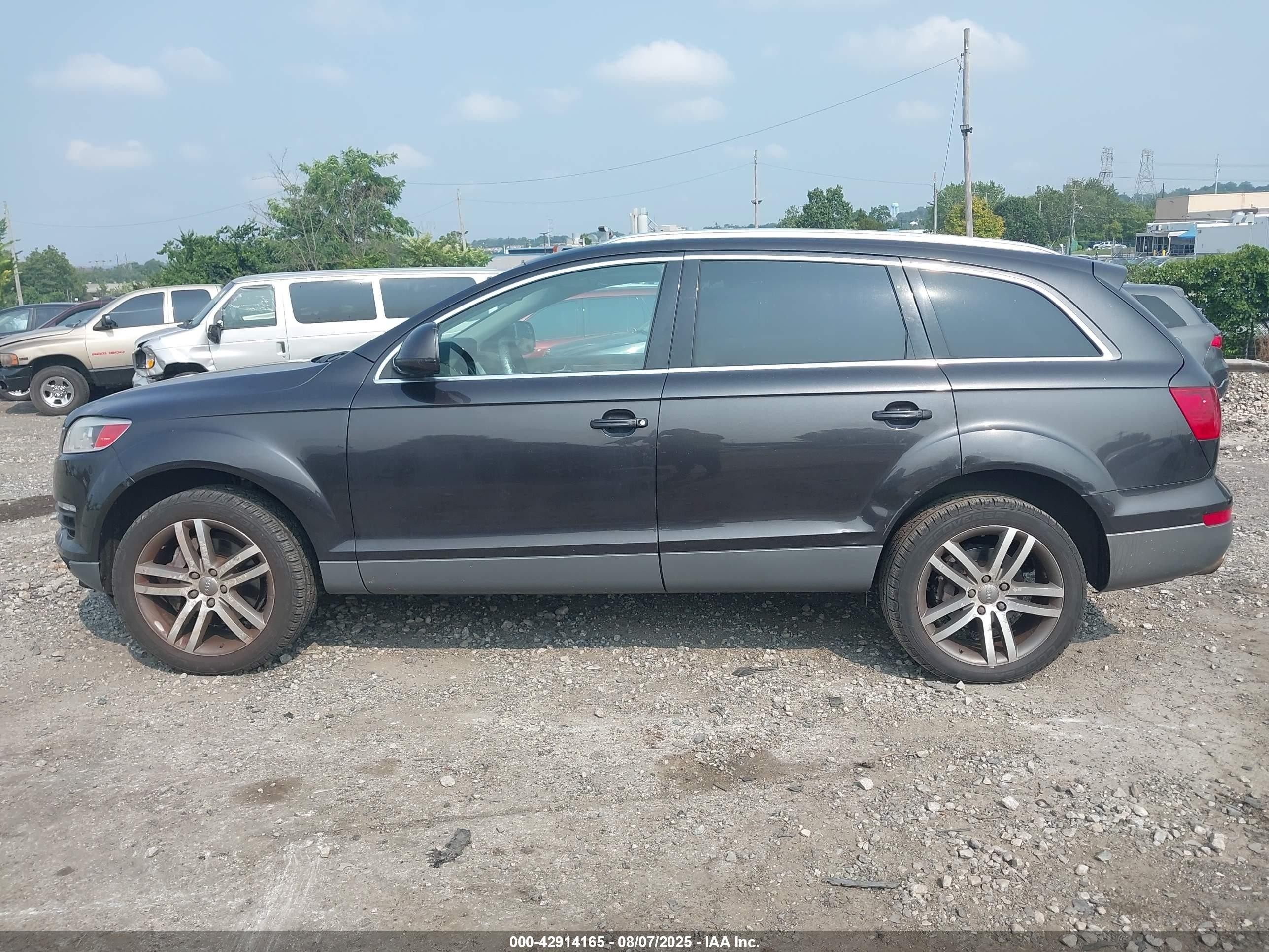 2007 Audi Q7 4.2 Gray vin: WA1AV74L17D021150