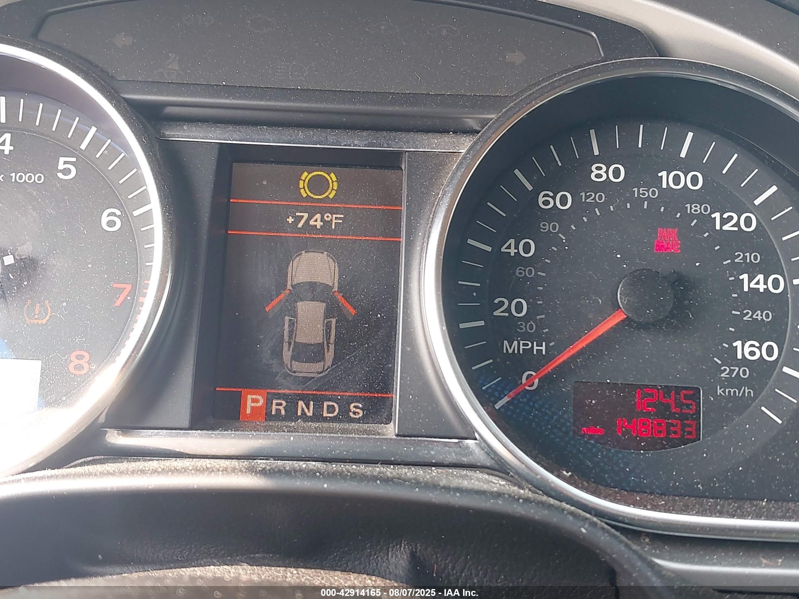 2007 Audi Q7 4.2 Gray vin: WA1AV74L17D021150