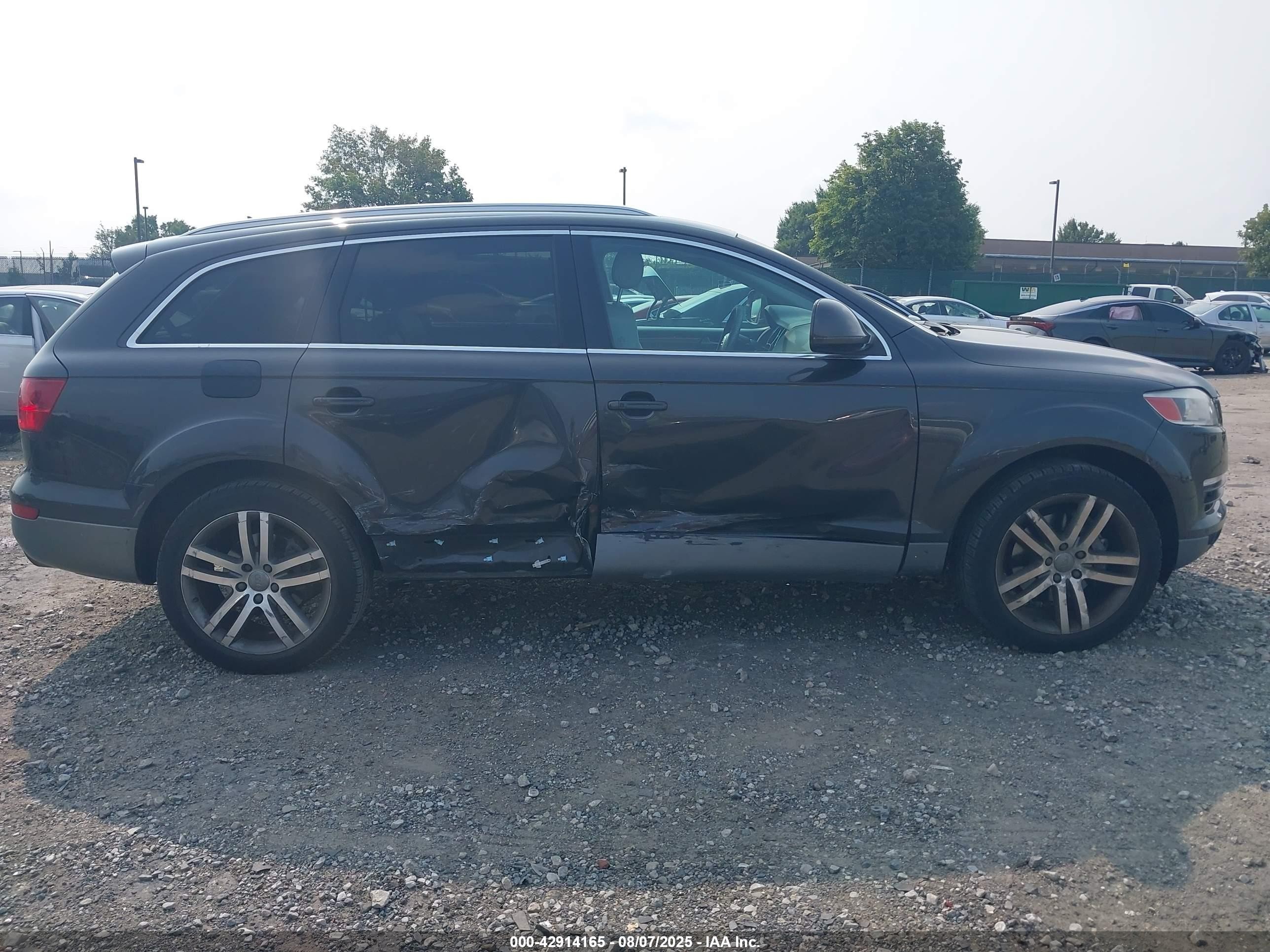 2007 Audi Q7 4.2 Gray vin: WA1AV74L17D021150