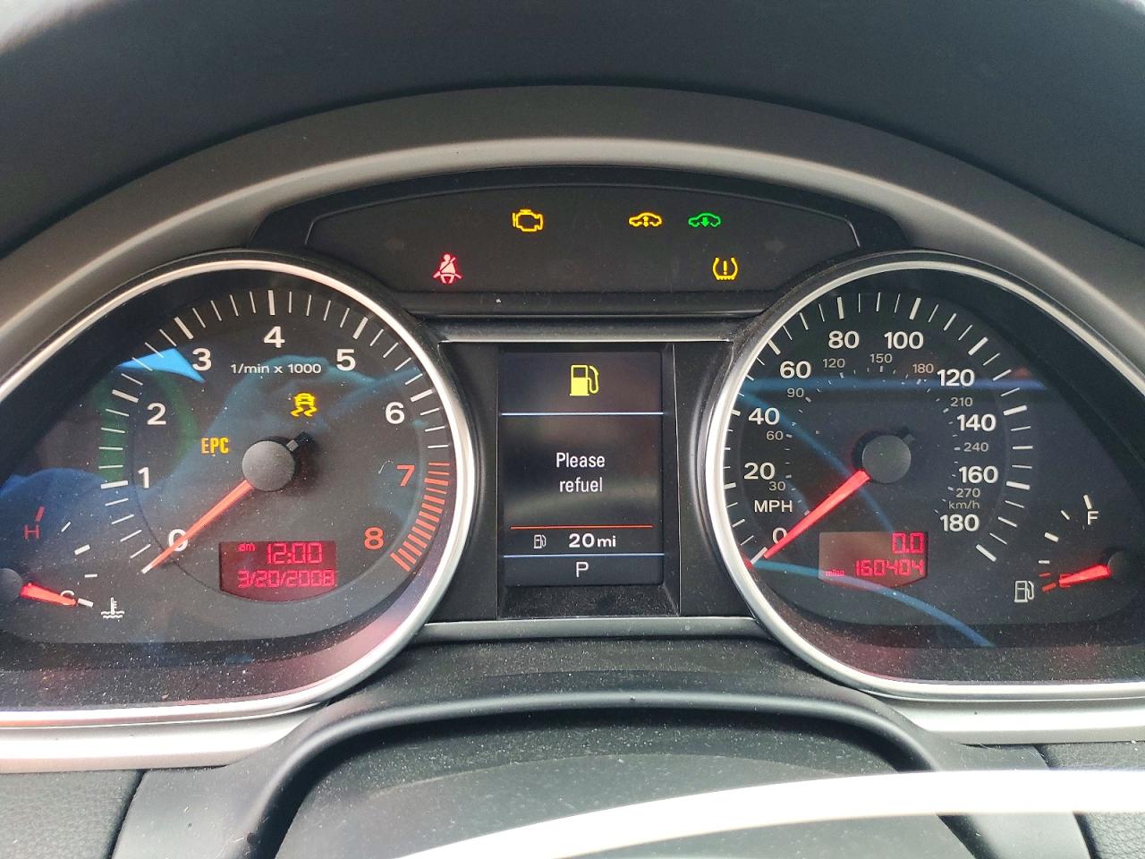 2009 Audi Q7 Prestige Black vin: WA1AV74L49D007276