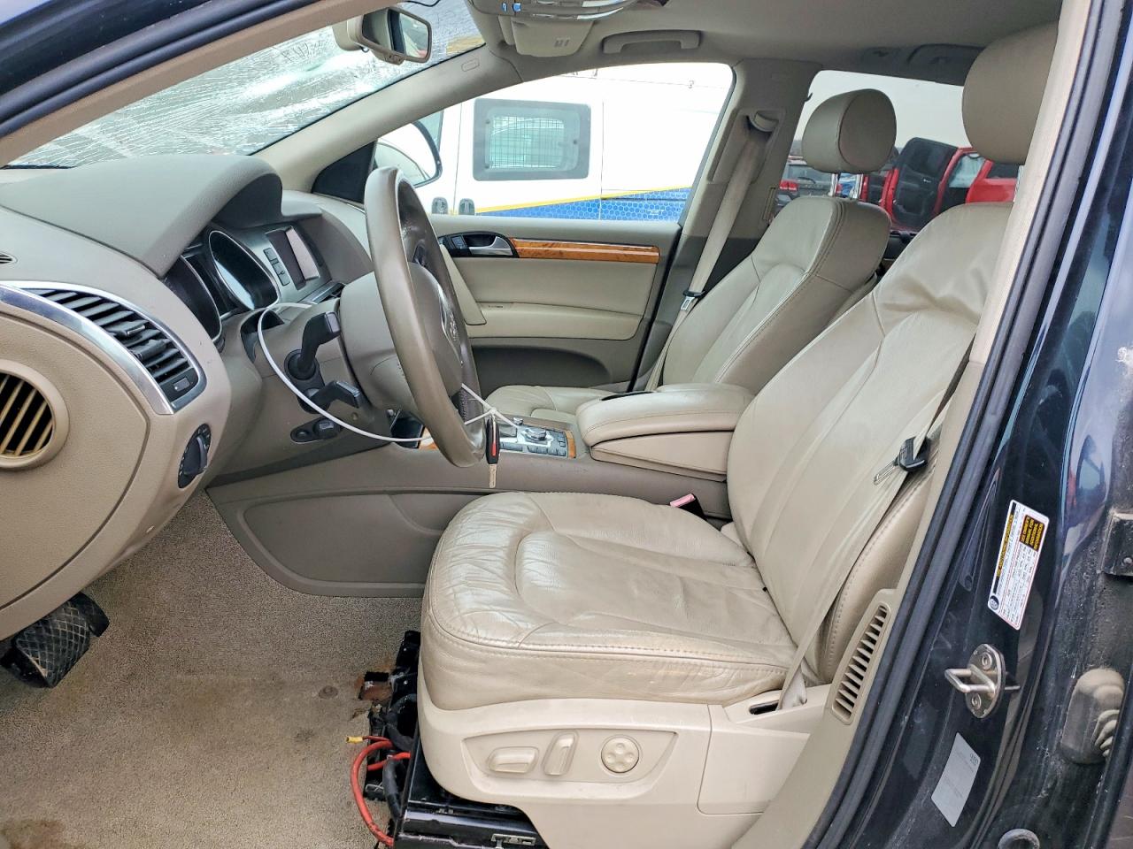 2007 Audi Q7 4.2 Quattro Blue vin: WA1AV74L77D026658