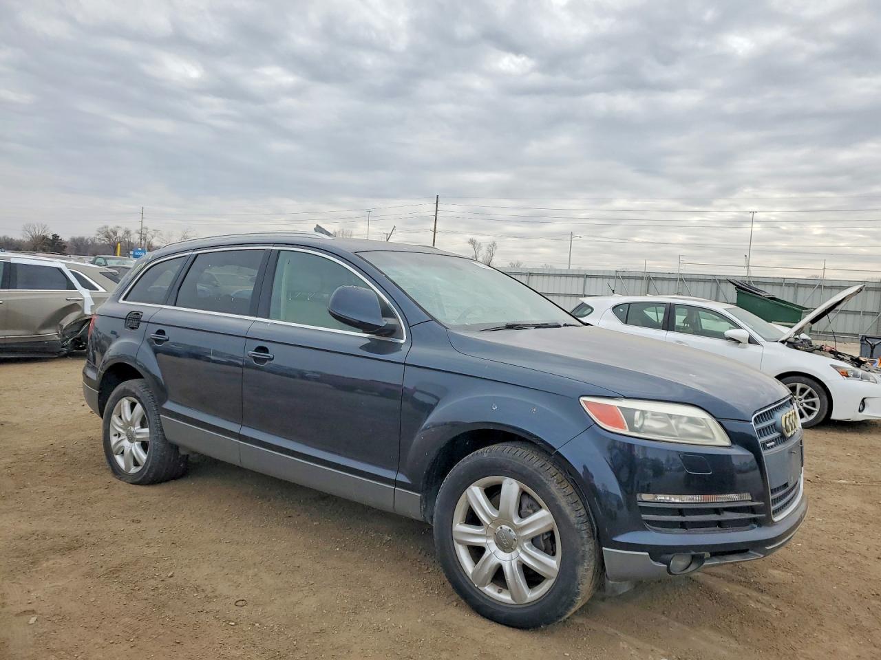 2007 Audi Q7 4.2 Quattro Blue vin: WA1AV74L77D026658