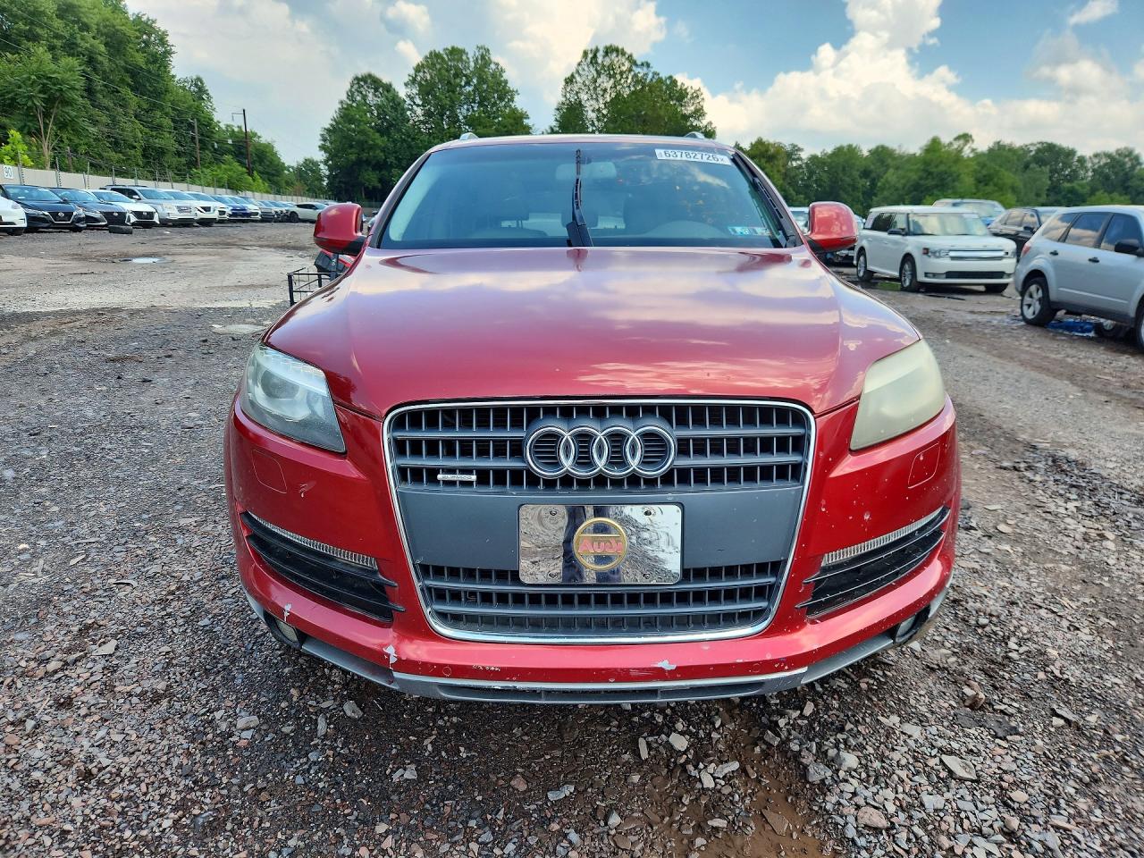 2009 Audi Q7 Prestige Red vin: WA1AV74L89D018930