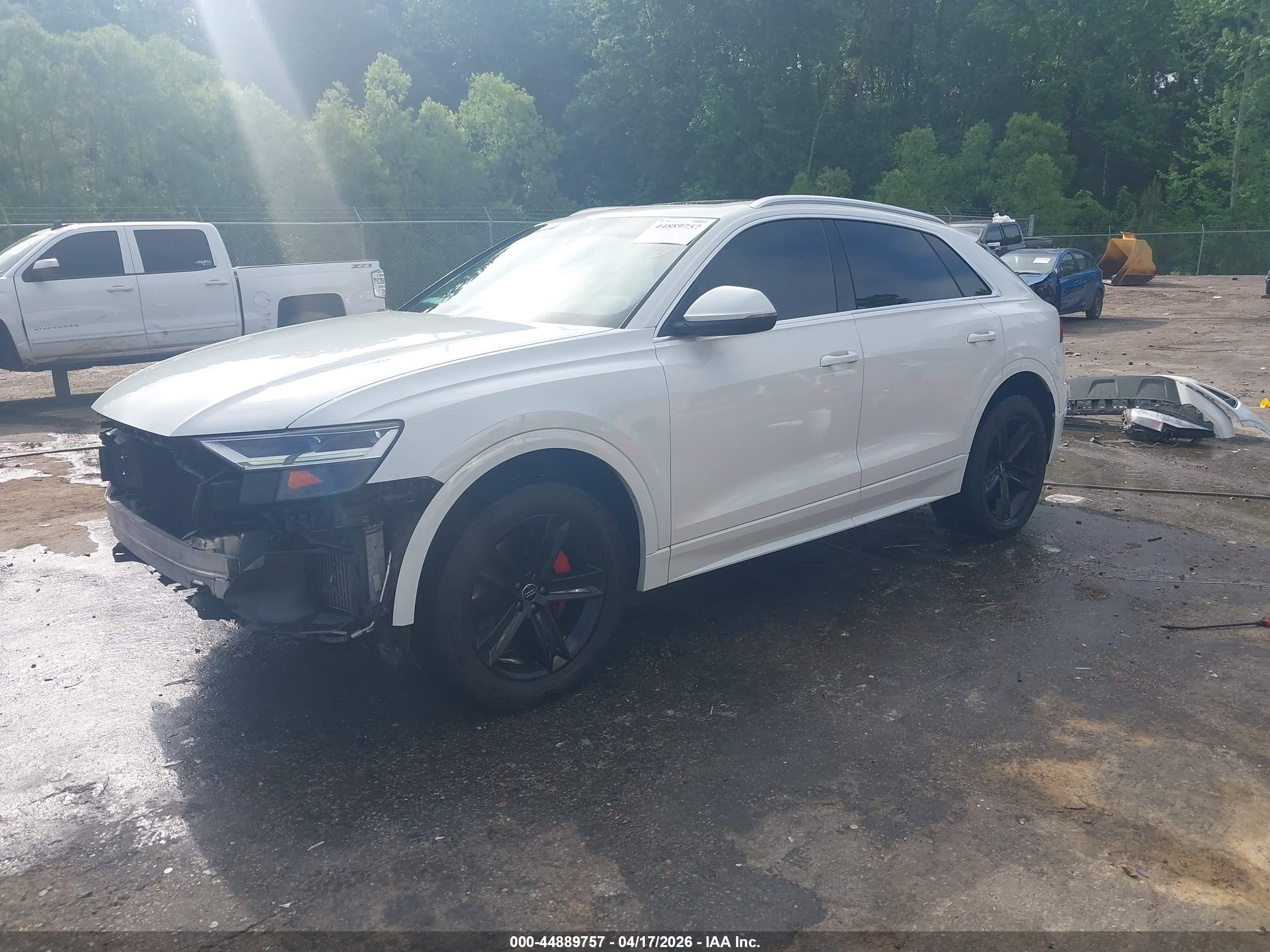2019 Audi Q8 55 Premium White vin: WA1AVAF19KD017901