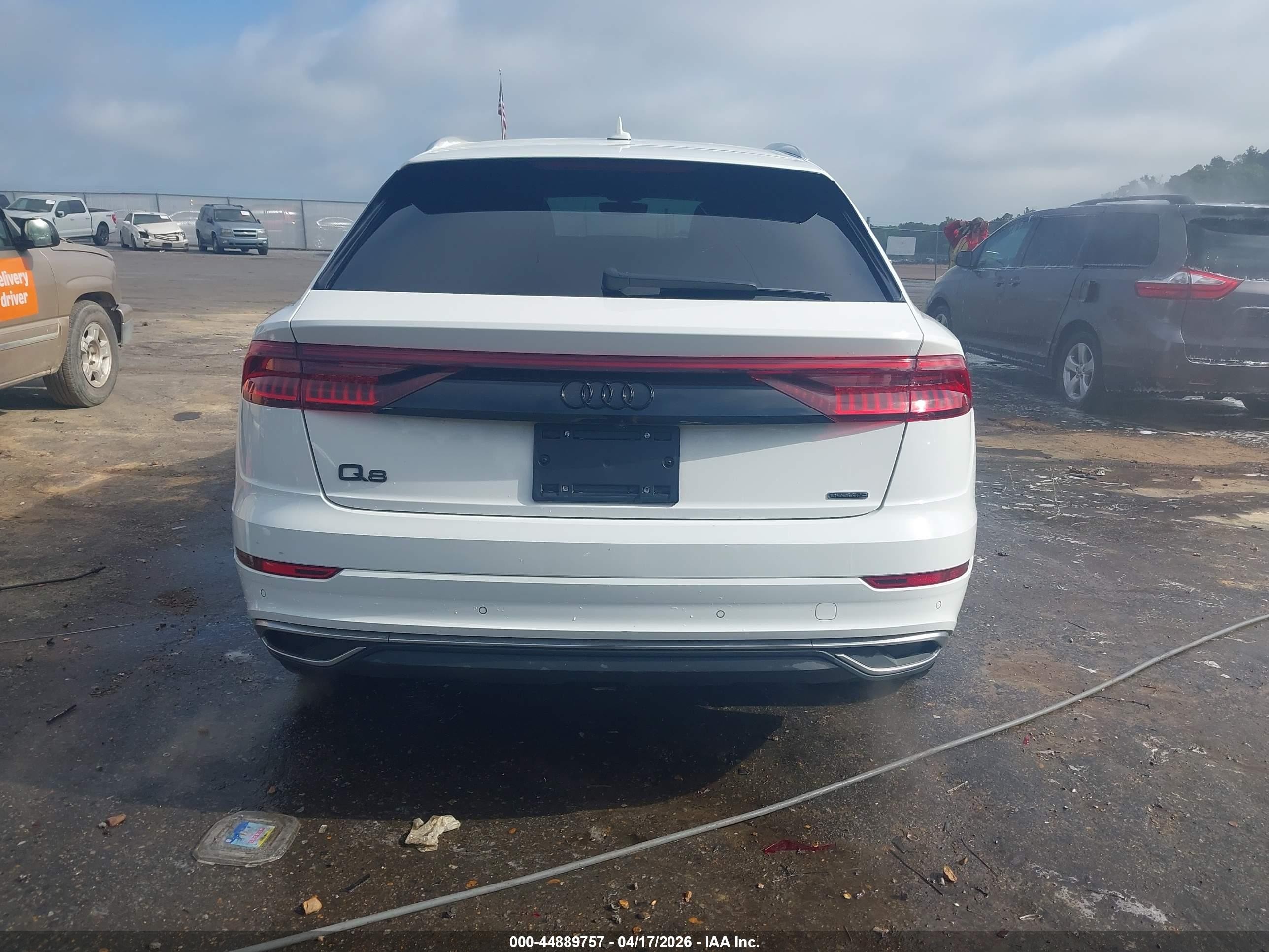 2019 Audi Q8 55 Premium White vin: WA1AVAF19KD017901