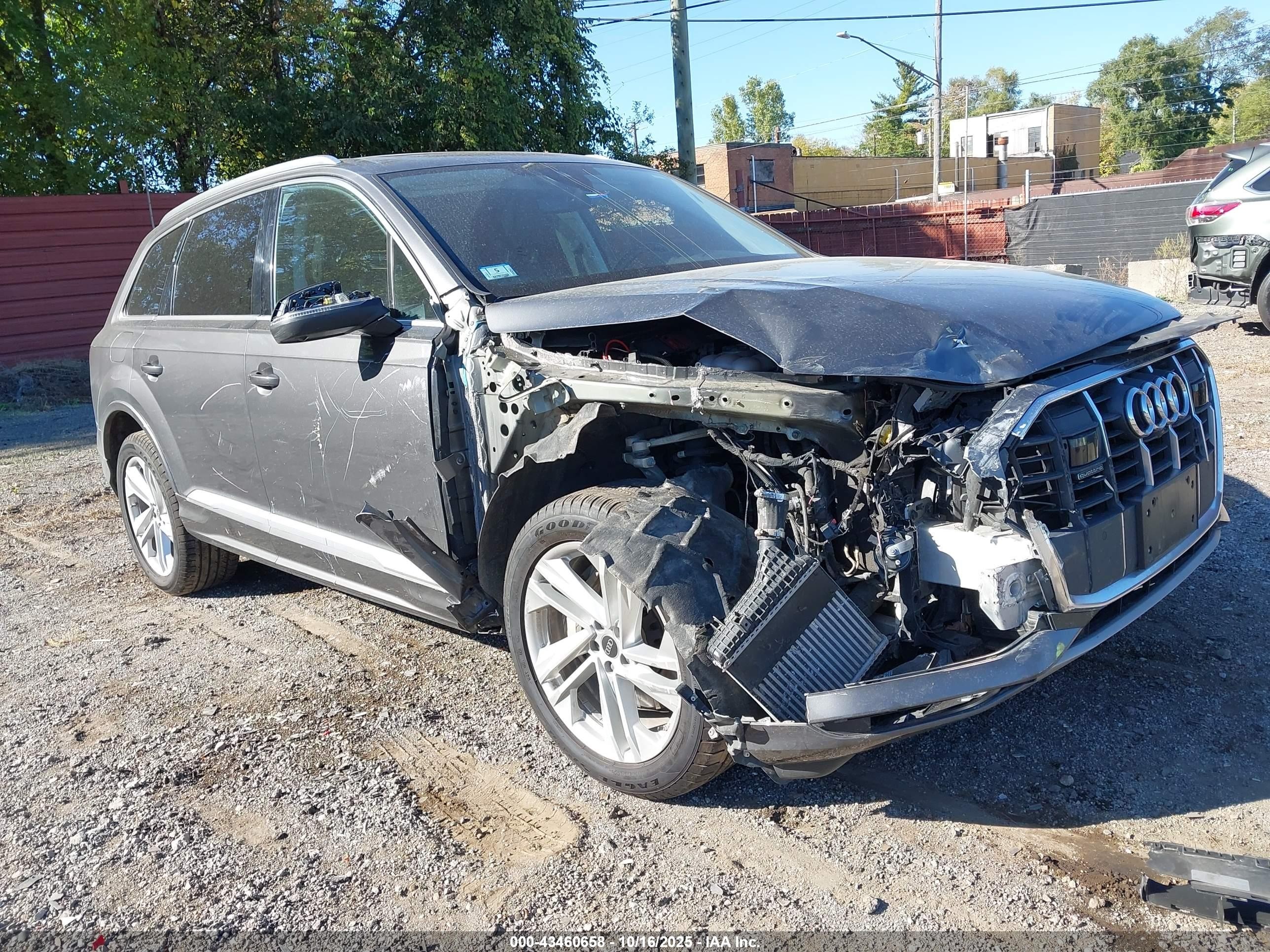 2023 Audi Q7 Premium 55 Tfsi Quattro Tiptronic Gray vin: WA1AXBF75PD016062