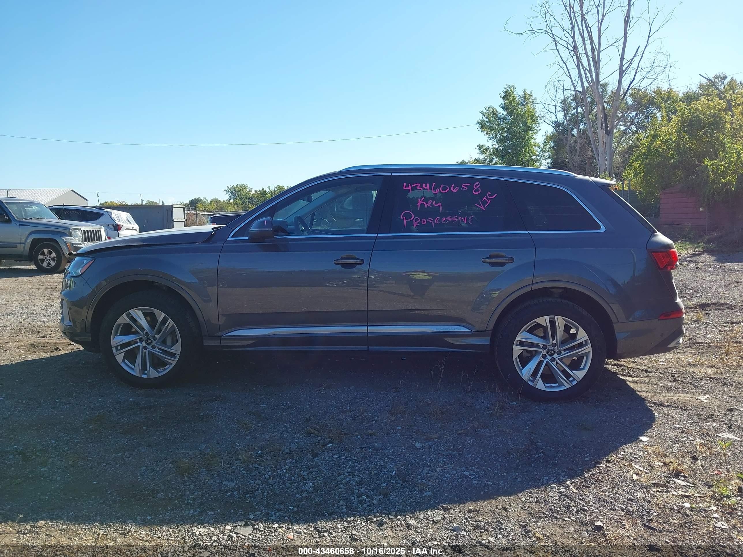 2023 Audi Q7 Premium 55 Tfsi Quattro Tiptronic Gray vin: WA1AXBF75PD016062