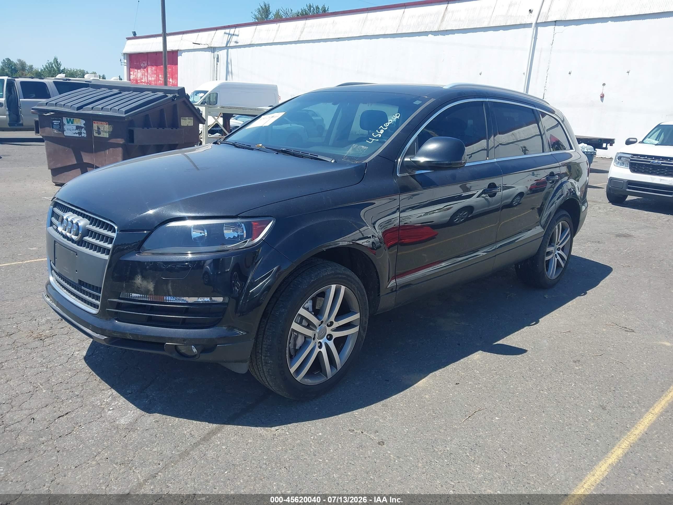 2009 Audi Q7 3.6 Premium Gray vin: WA1AY74L09D021344
